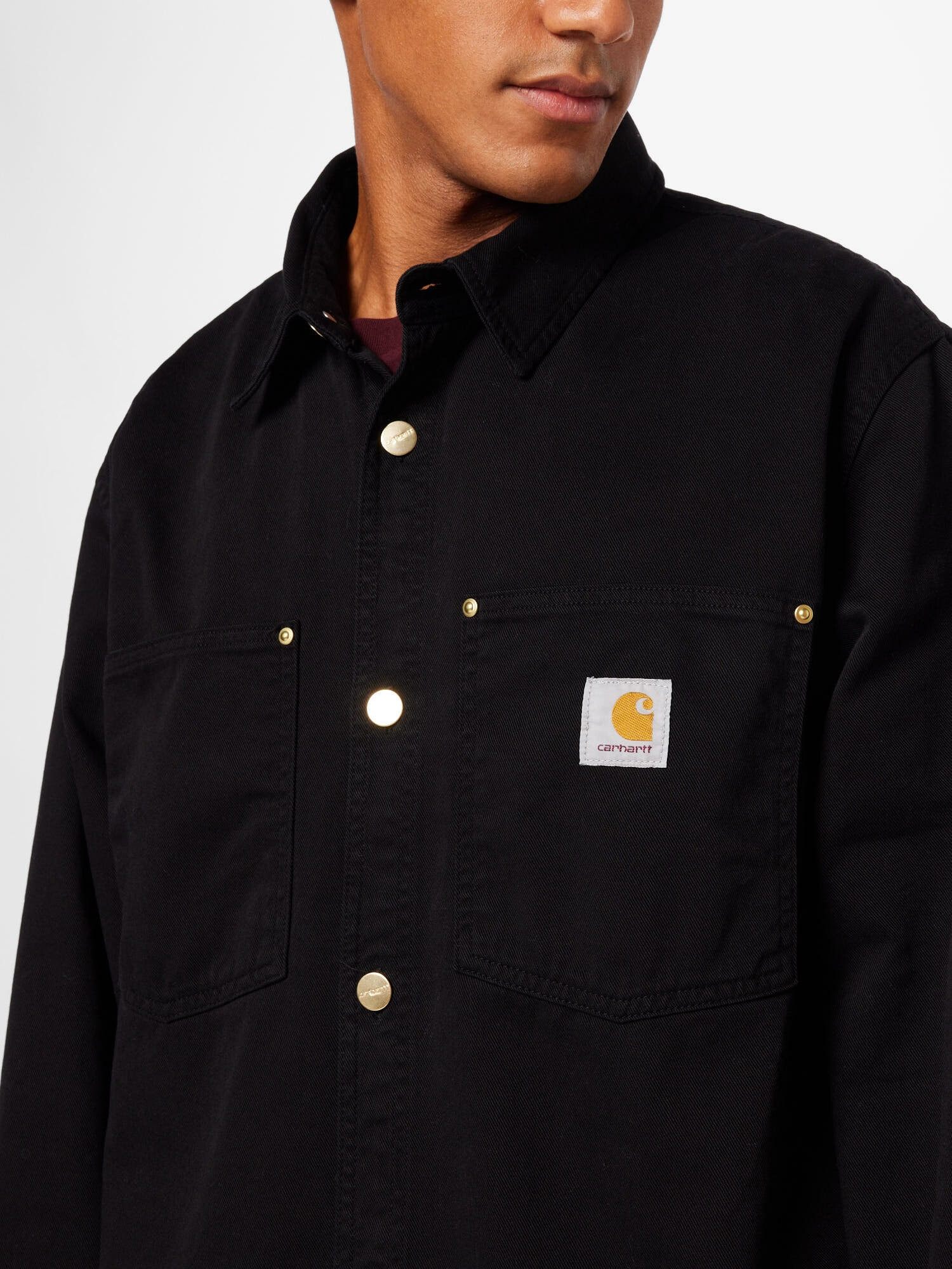 Carhartt WIP Geacă de primăvară-toamnă negru - Pled.ro