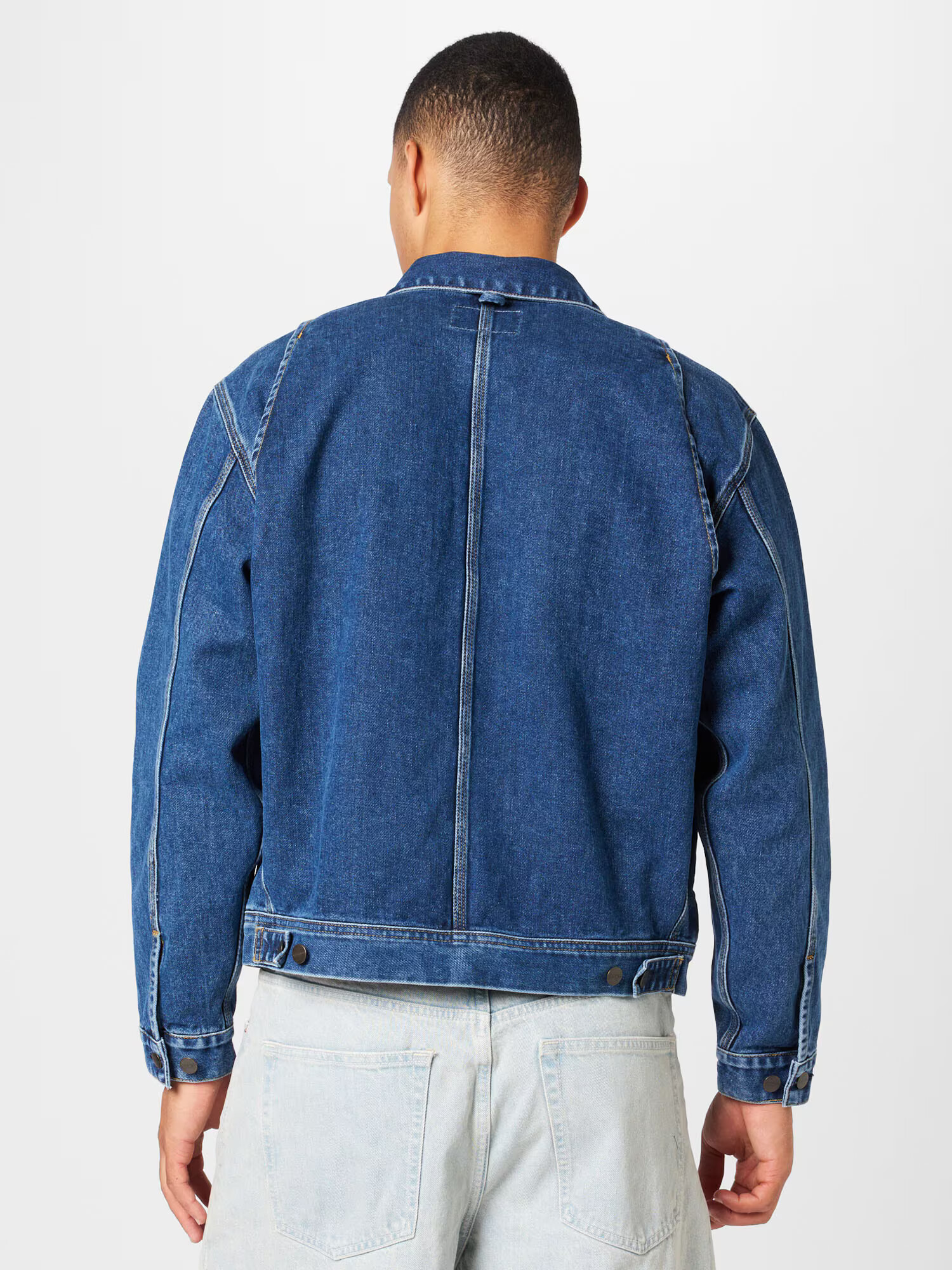 Carhartt WIP Geacă de primăvară-toamnă 'Saledo' albastru denim - Pled.ro