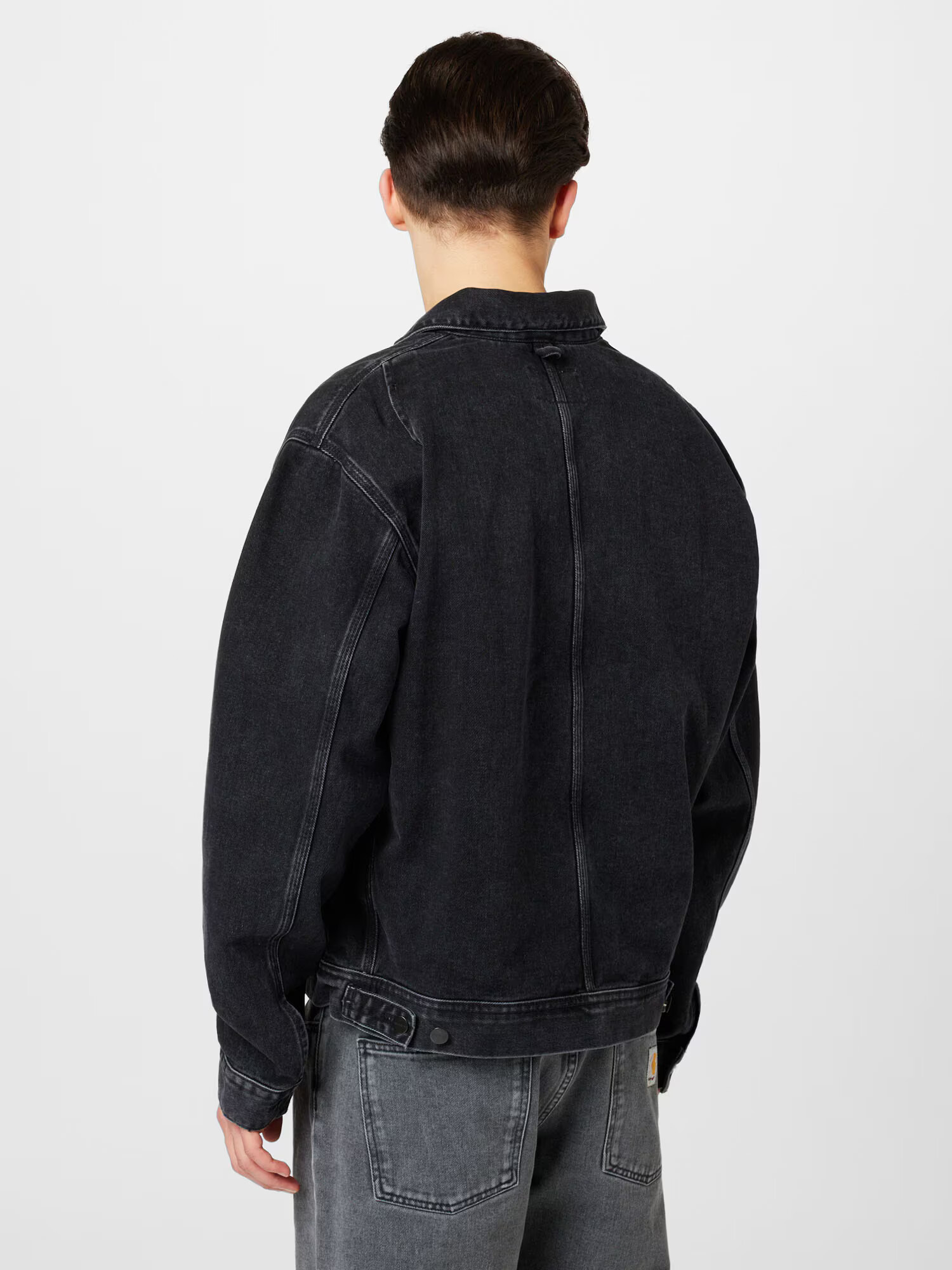 Carhartt WIP Geacă de primăvară-toamnă 'Saledo' negru - Pled.ro