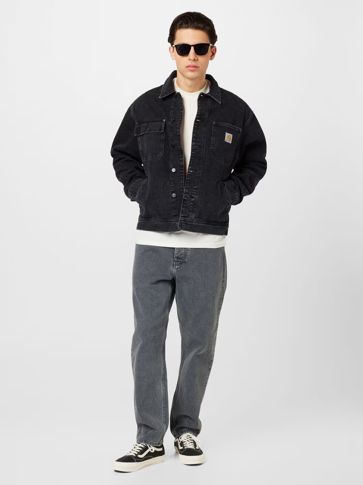 Carhartt WIP Geacă de primăvară-toamnă 'Saledo' negru - Pled.ro