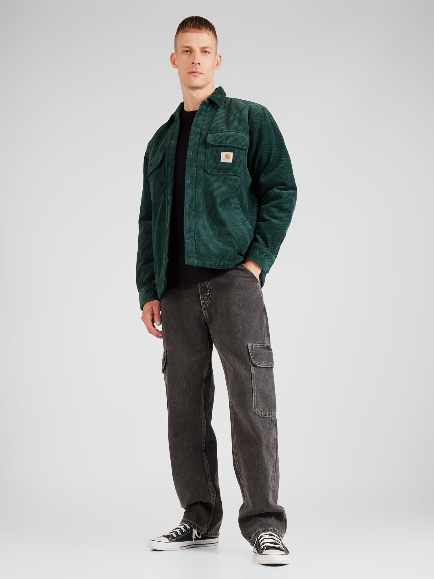 Carhartt WIP Geacă de primăvară-toamnă 'Whitsome' verde închis - Pled.ro