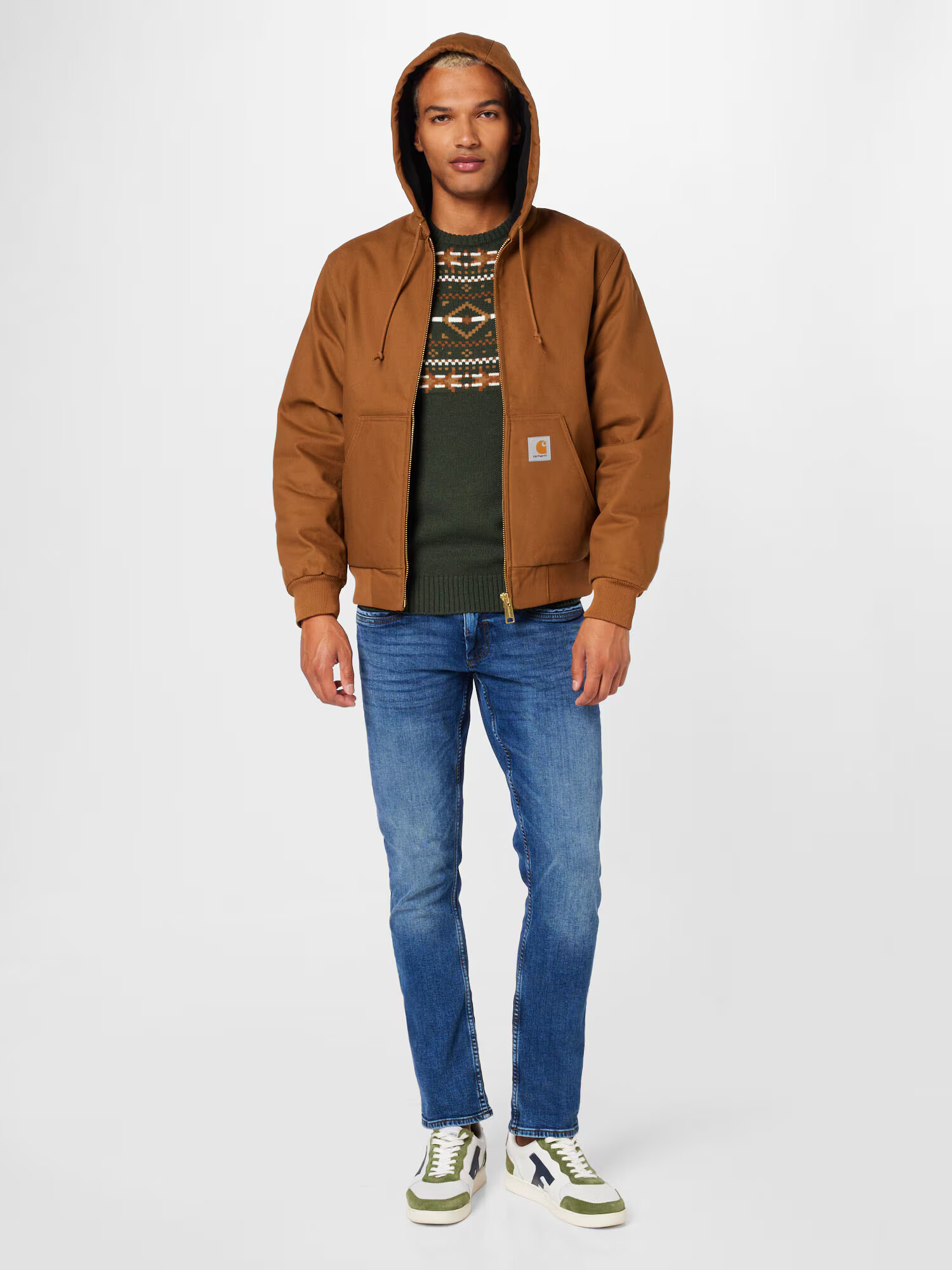 Carhartt WIP Geacă funcțională maro caramel - Pled.ro