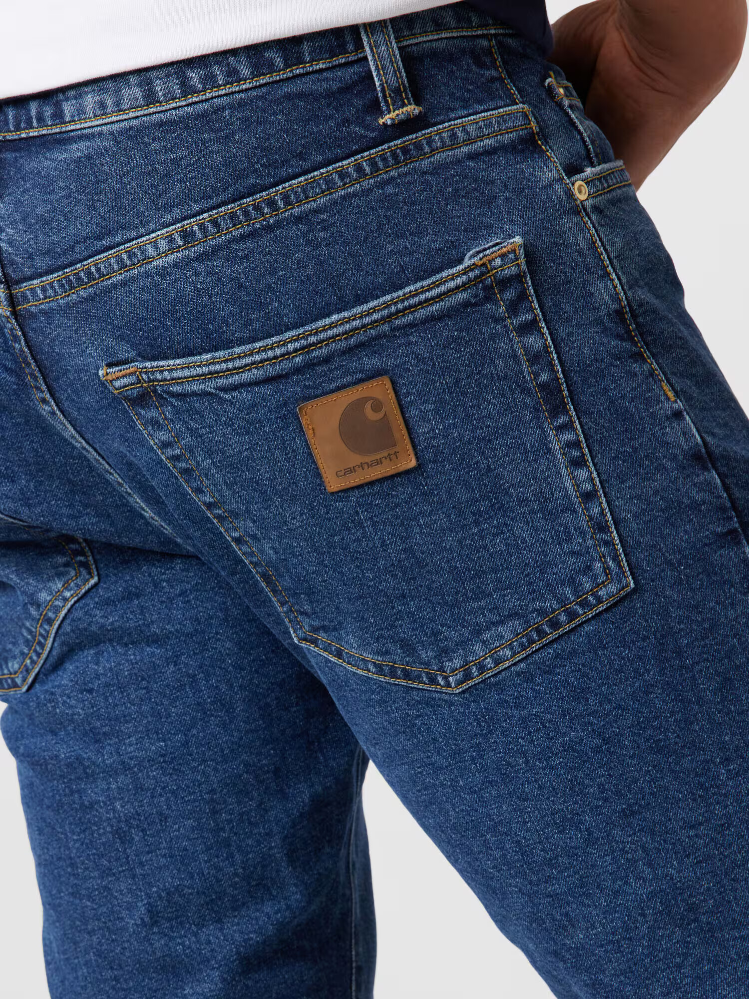 Carhartt WIP Jeans 'Klondike' albastru denim - Pled.ro