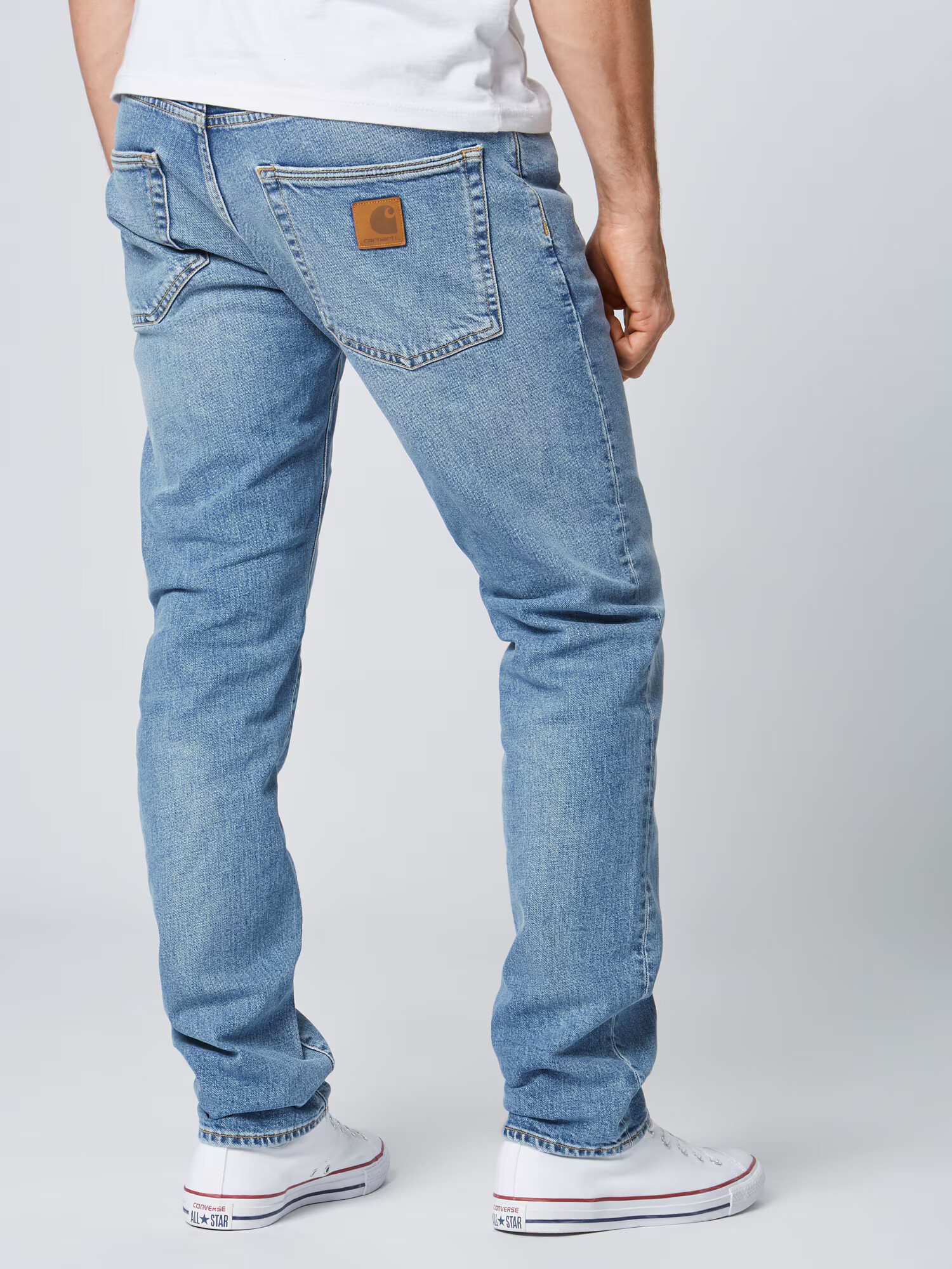 Carhartt WIP Jeans 'Klondike' albastru denim - Pled.ro