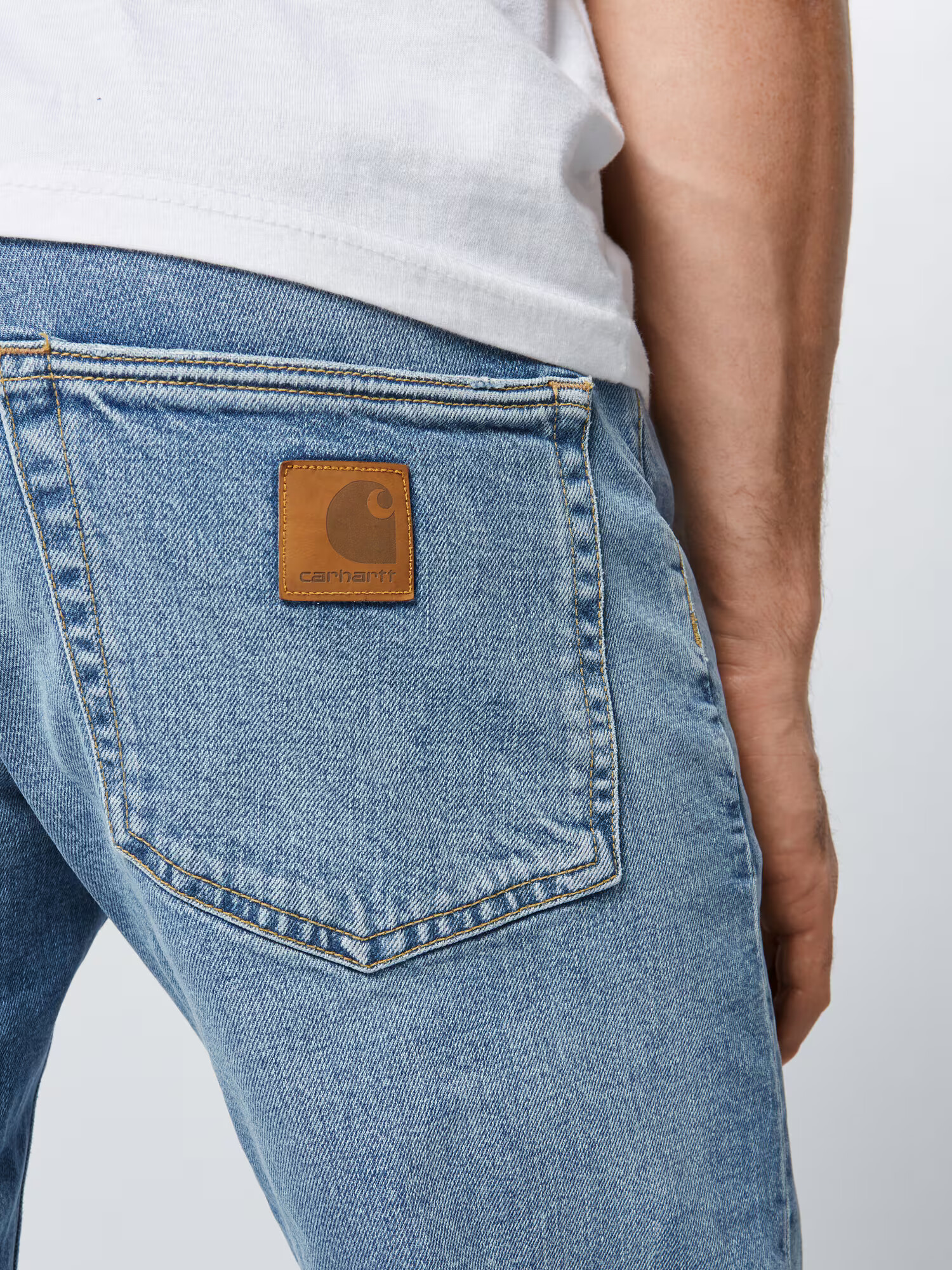 Carhartt WIP Jeans 'Klondike' albastru denim - Pled.ro