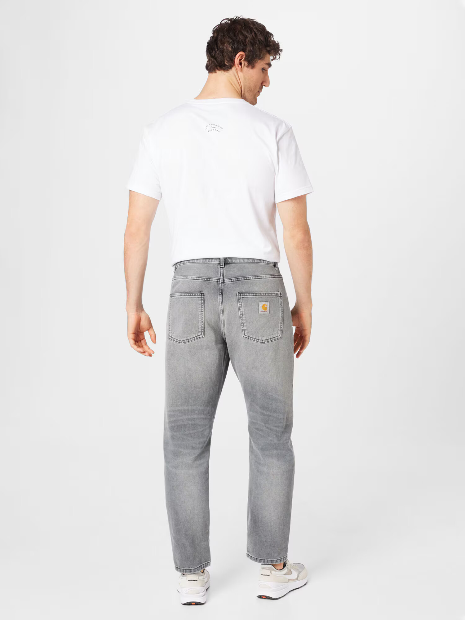 Carhartt WIP Jeans 'Newel' gri denim - Pled.ro