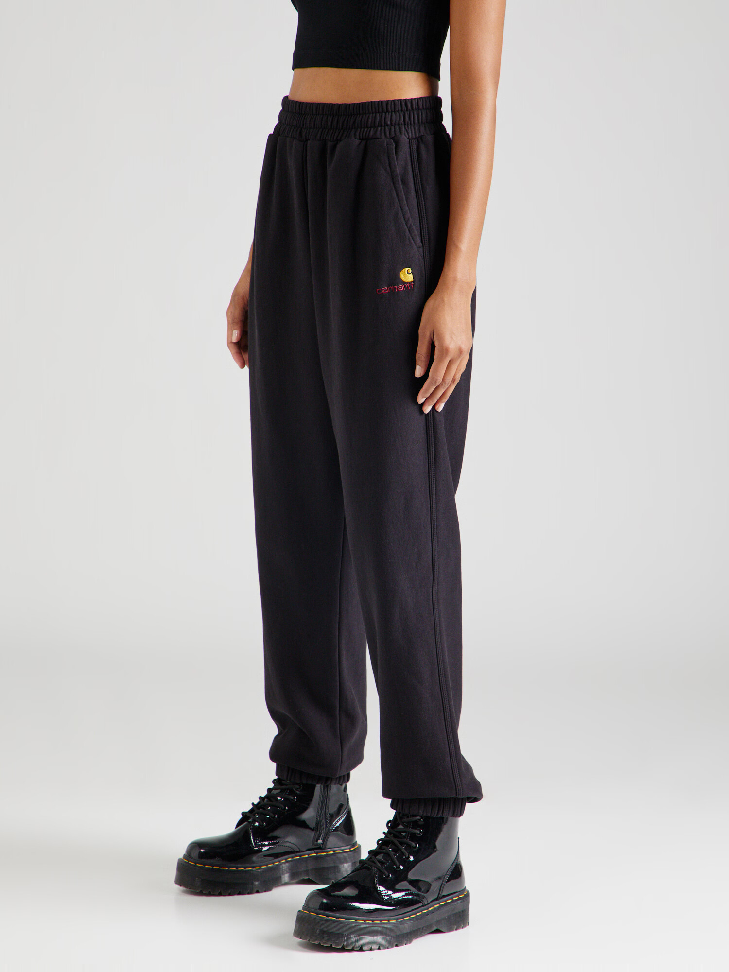 Carhartt WIP Pantaloni 'American Script' negru - Pled.ro