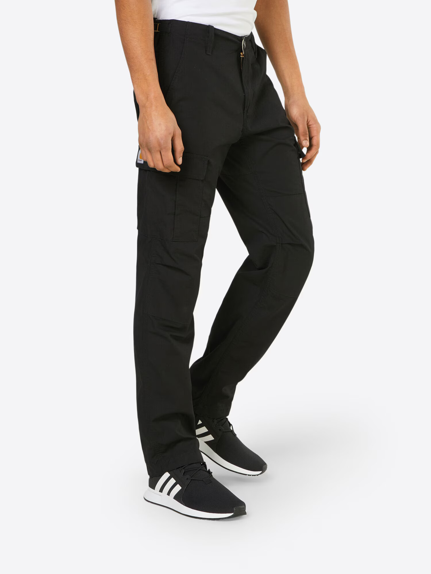 Carhartt WIP Pantaloni cu buzunare 'Aviation' negru - Pled.ro