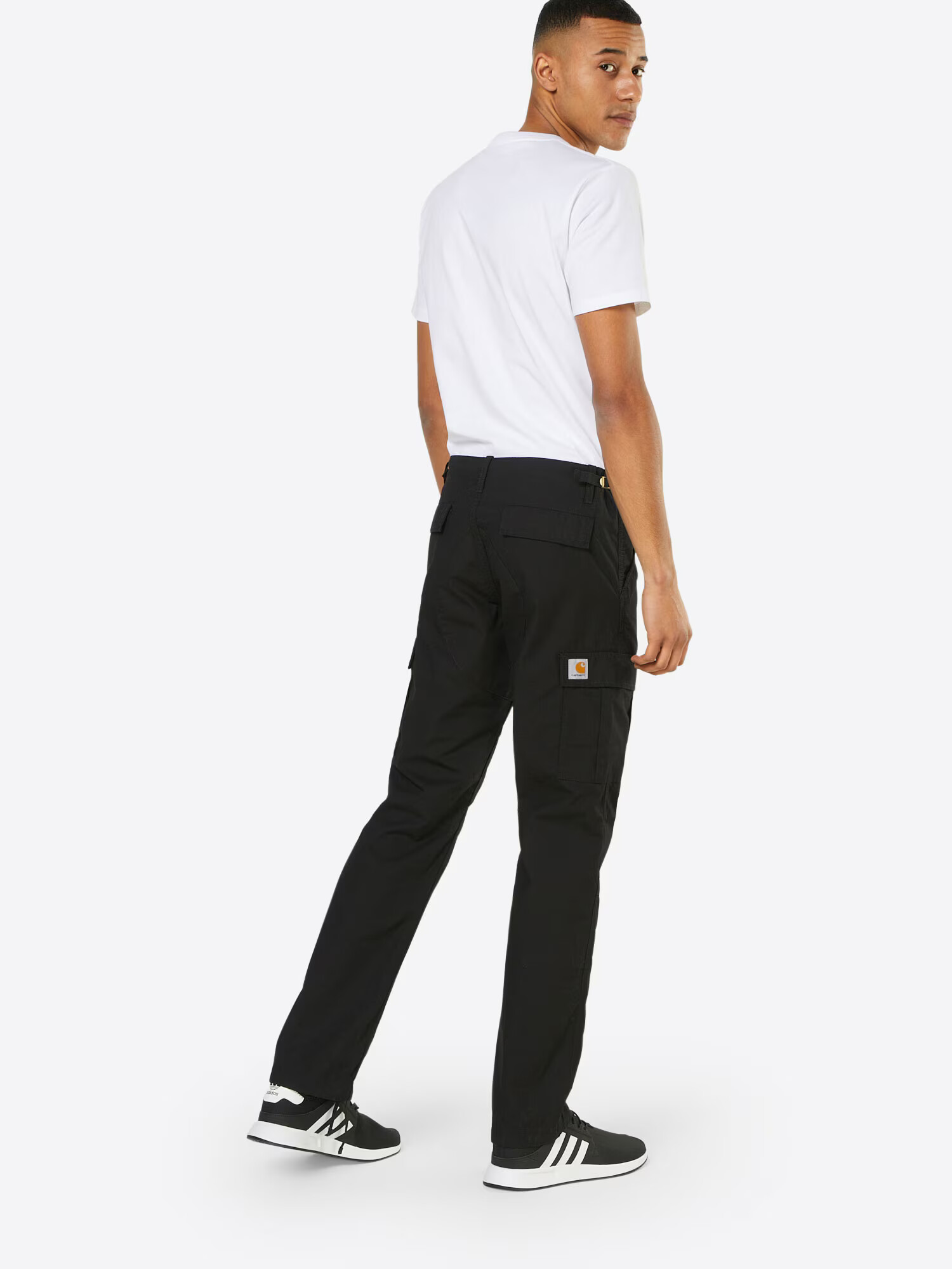 Carhartt WIP Pantaloni cu buzunare 'Aviation' negru - Pled.ro