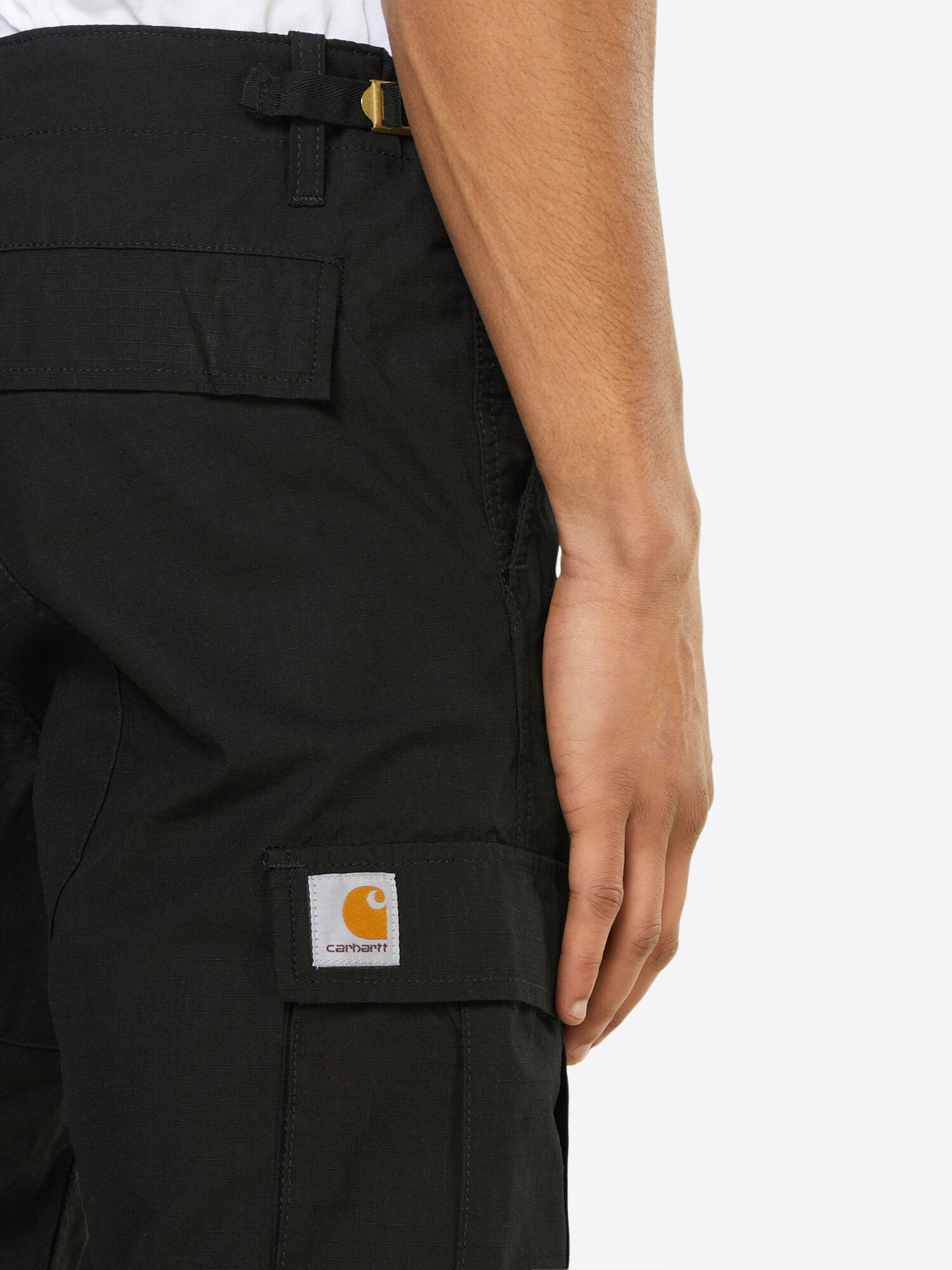 Carhartt WIP Pantaloni cu buzunare 'Aviation' negru - Pled.ro