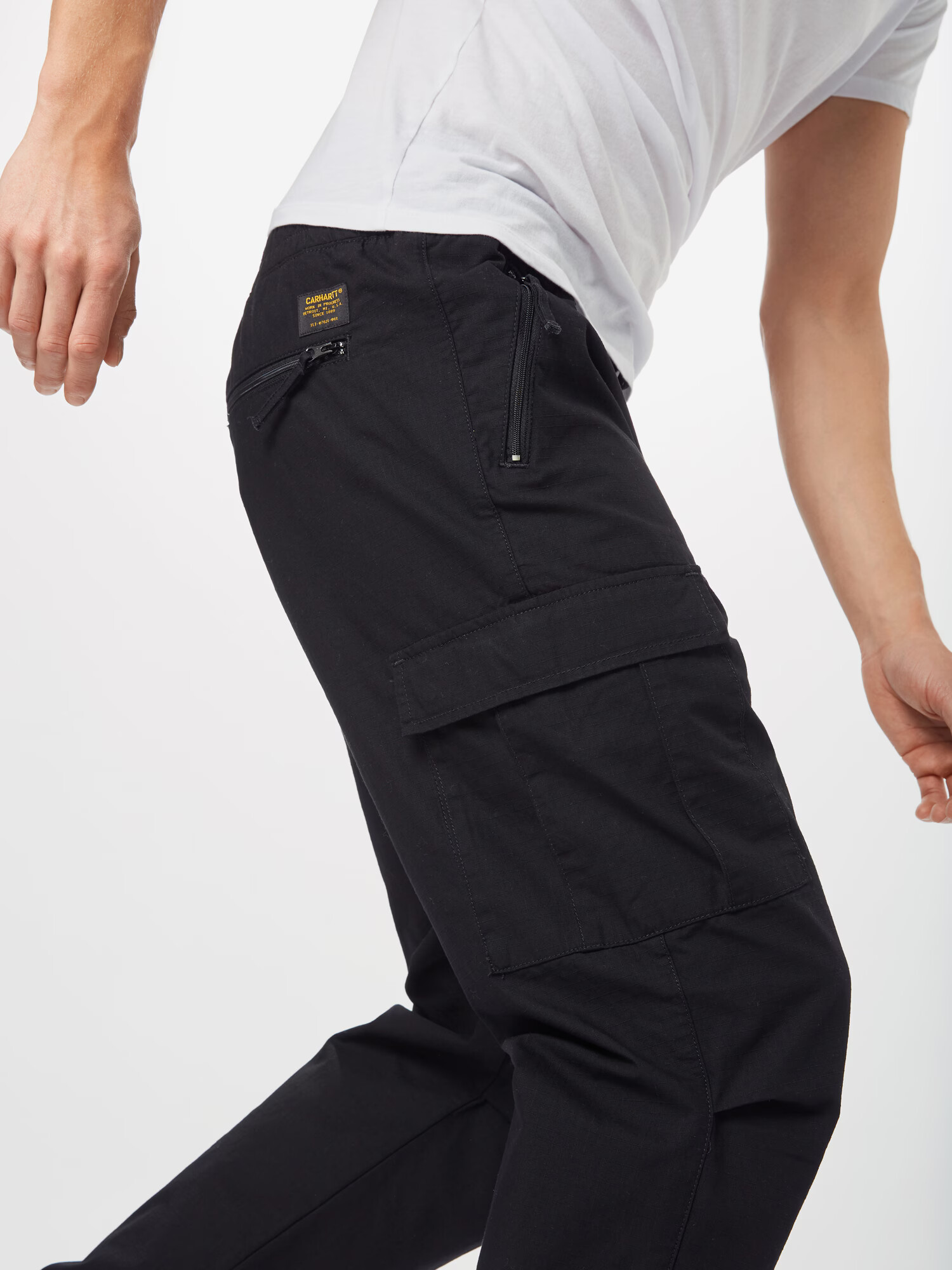 Carhartt WIP Pantaloni cu buzunare negru - Pled.ro