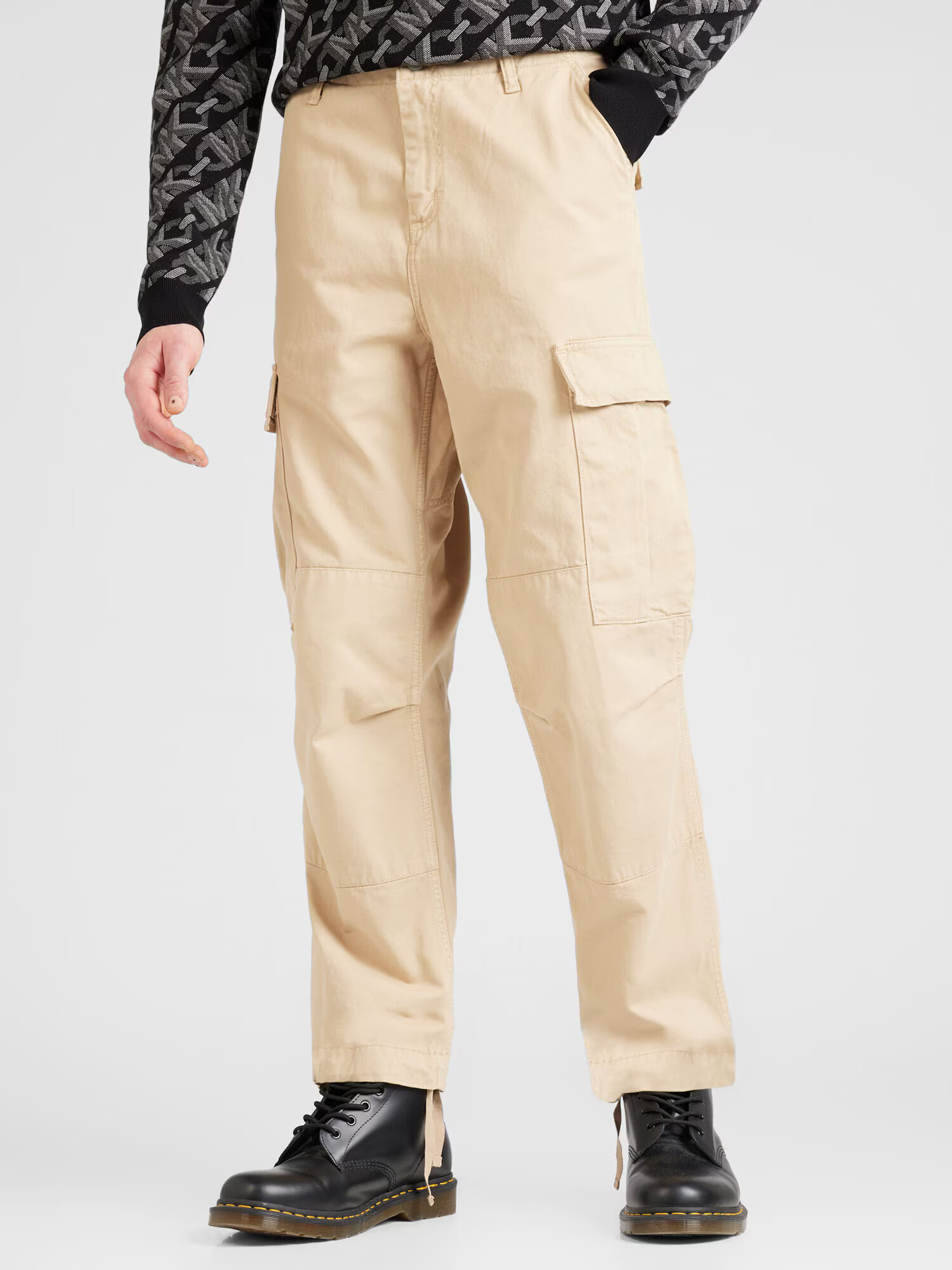 Carhartt WIP Pantaloni cu buzunare nisipiu - Pled.ro