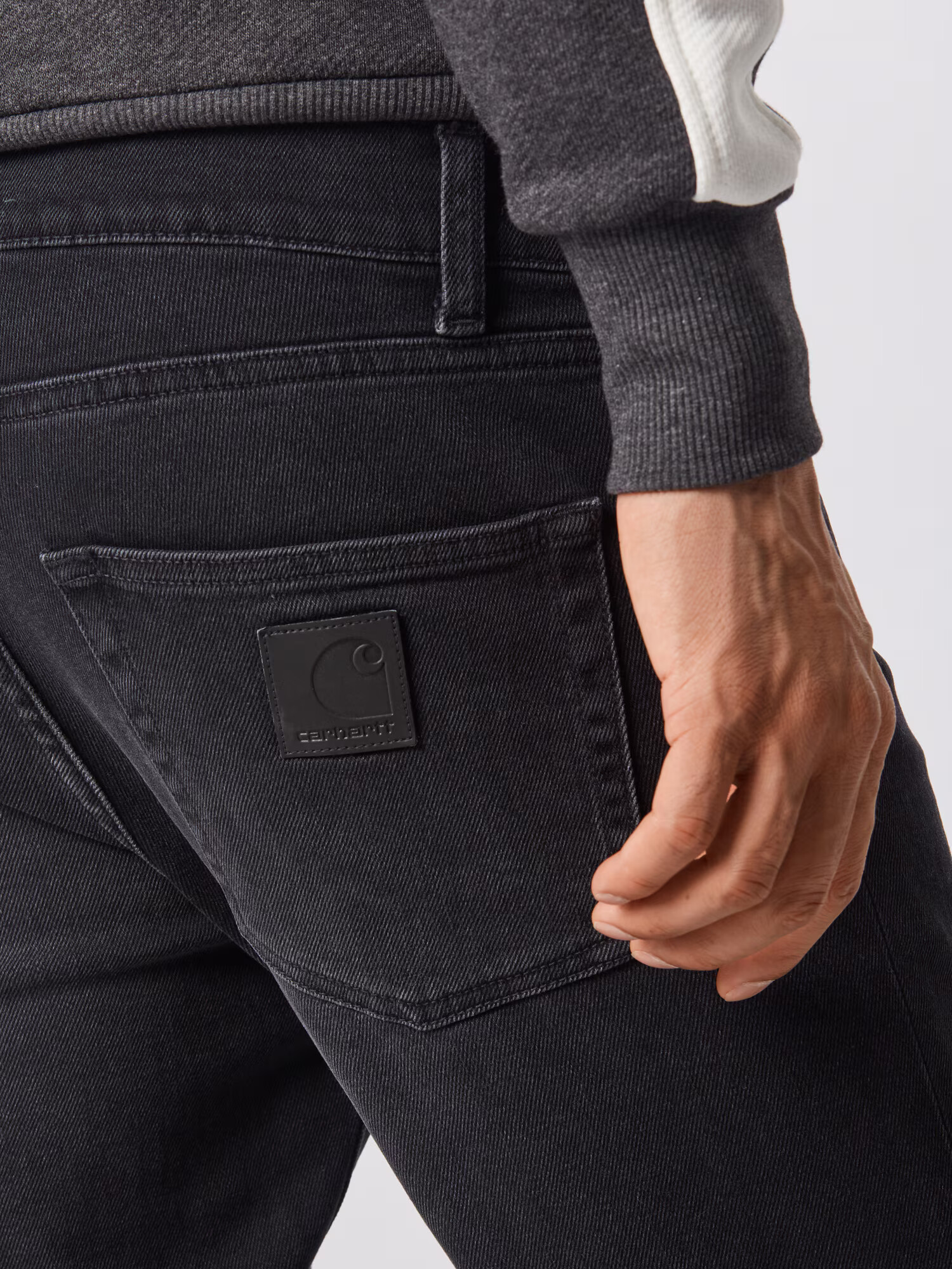 Carhartt WIP Pantaloni eleganți 'Rebel Pant' negru denim - Pled.ro