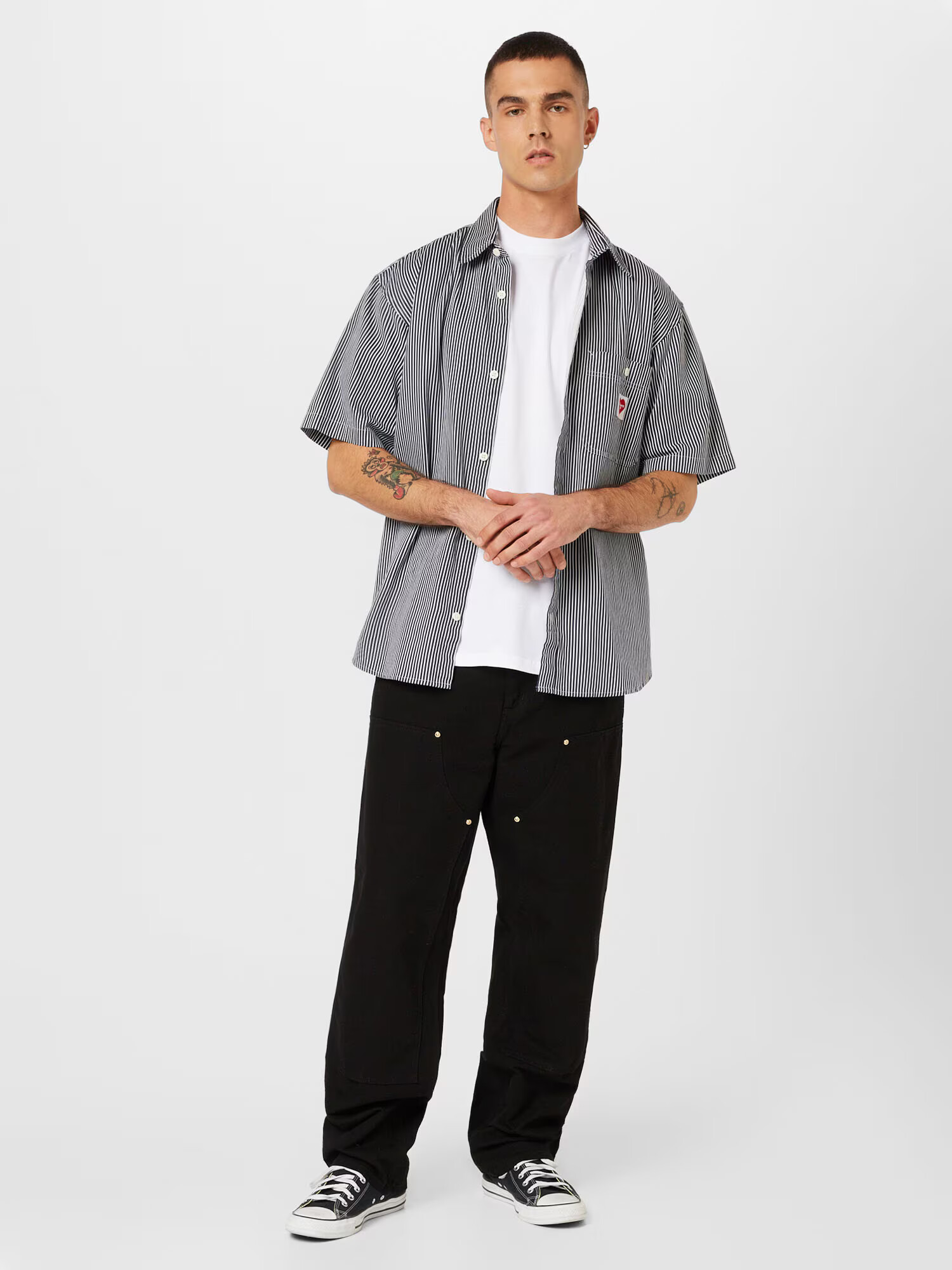 Carhartt WIP Pantaloni galben curry / negru / alb - Pled.ro