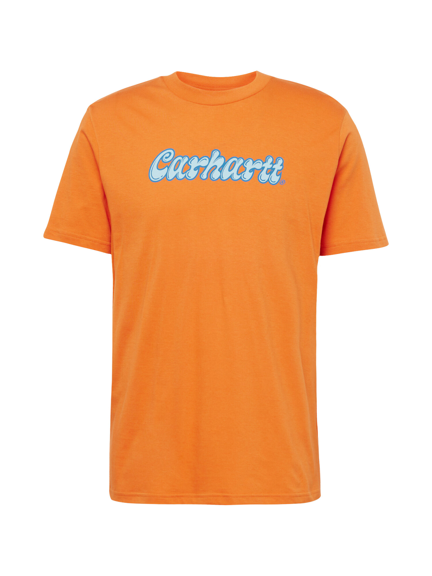 Carhartt WIP Tricou azur / albastru regal / portocaliu - Pled.ro