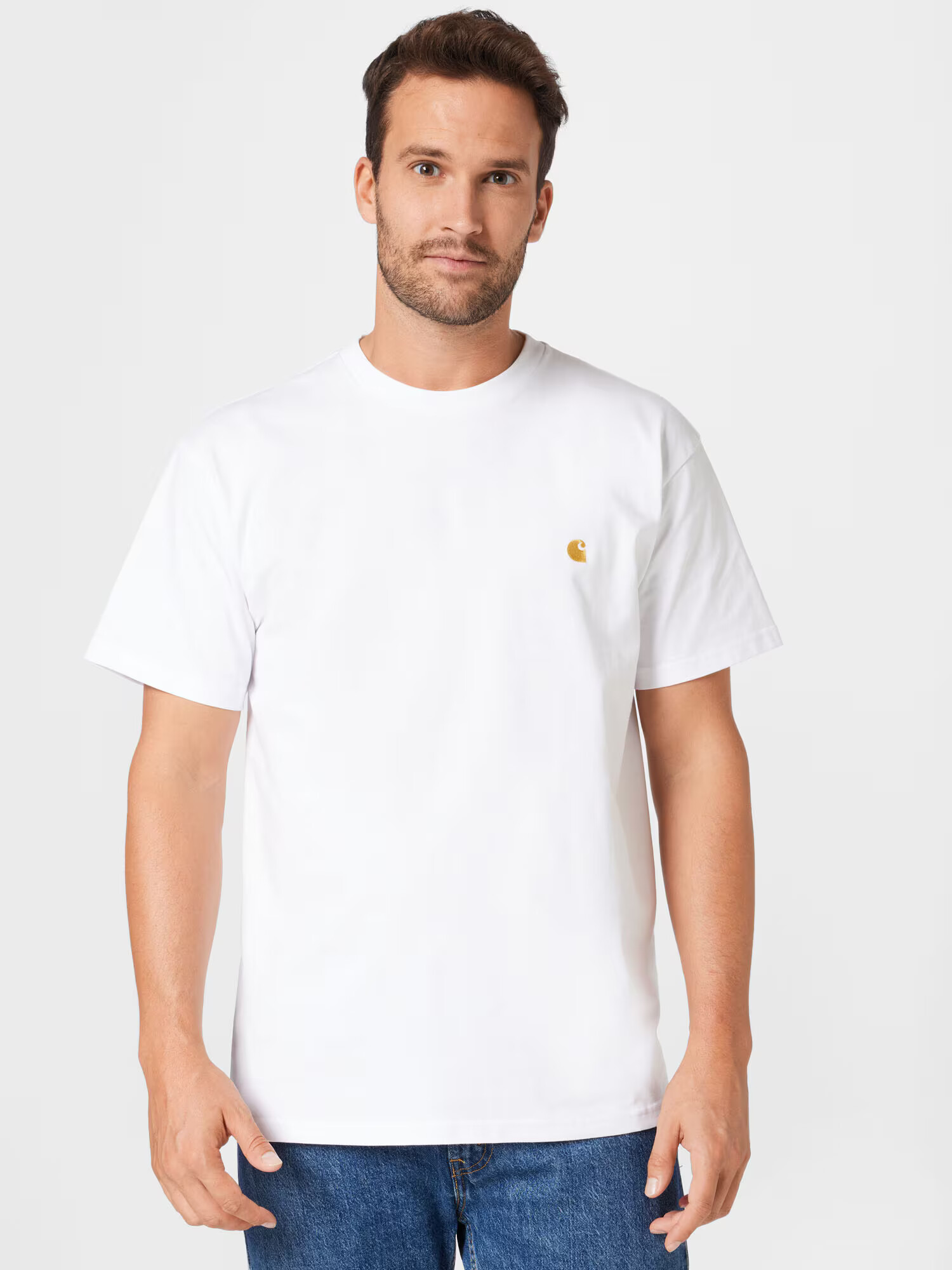 Carhartt WIP Tricou bej / alb - Pled.ro