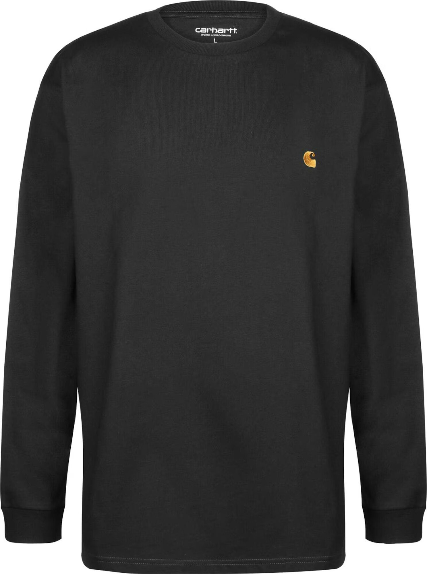 Carhartt WIP Tricou 'Chase' auriu / negru - Pled.ro