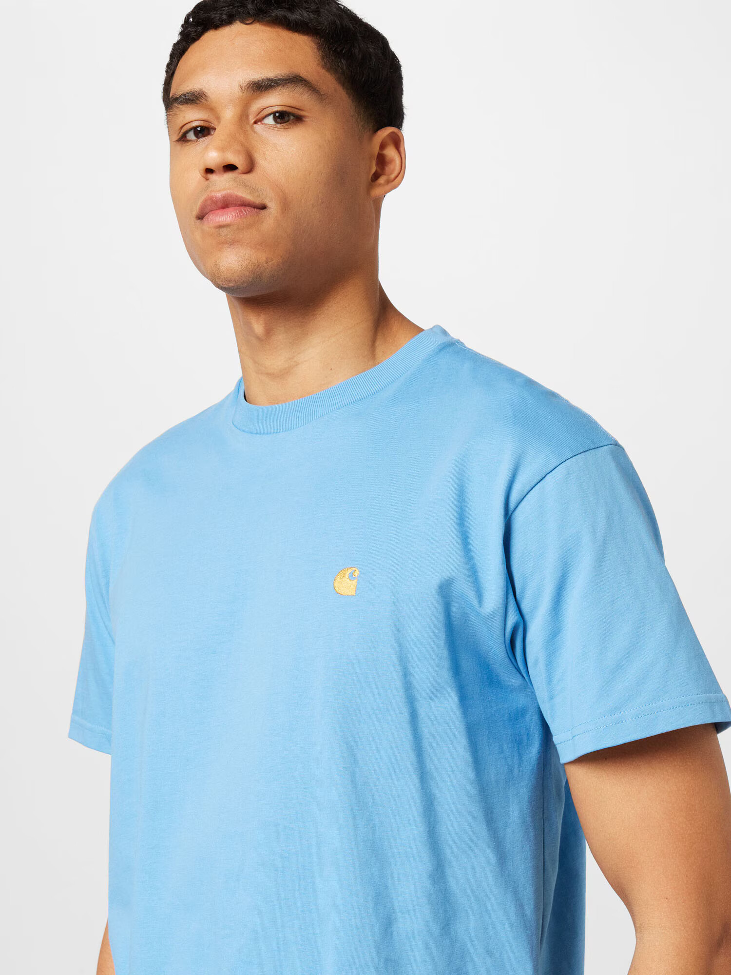 Carhartt WIP Tricou 'Chase' azuriu - Pled.ro