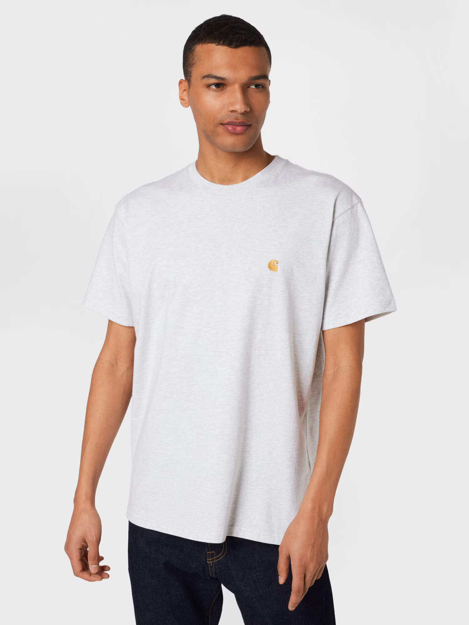 Carhartt WIP Tricou 'Chase' gri - Pled.ro