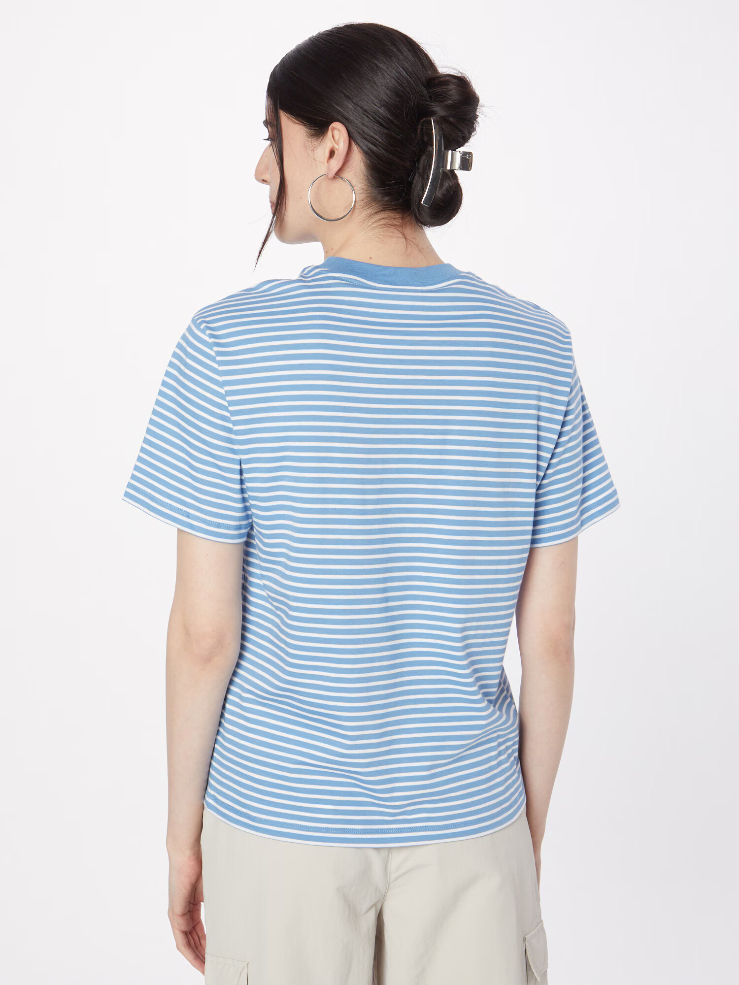 Carhartt WIP Tricou 'Coleen' bleumarin / alb - Pled.ro