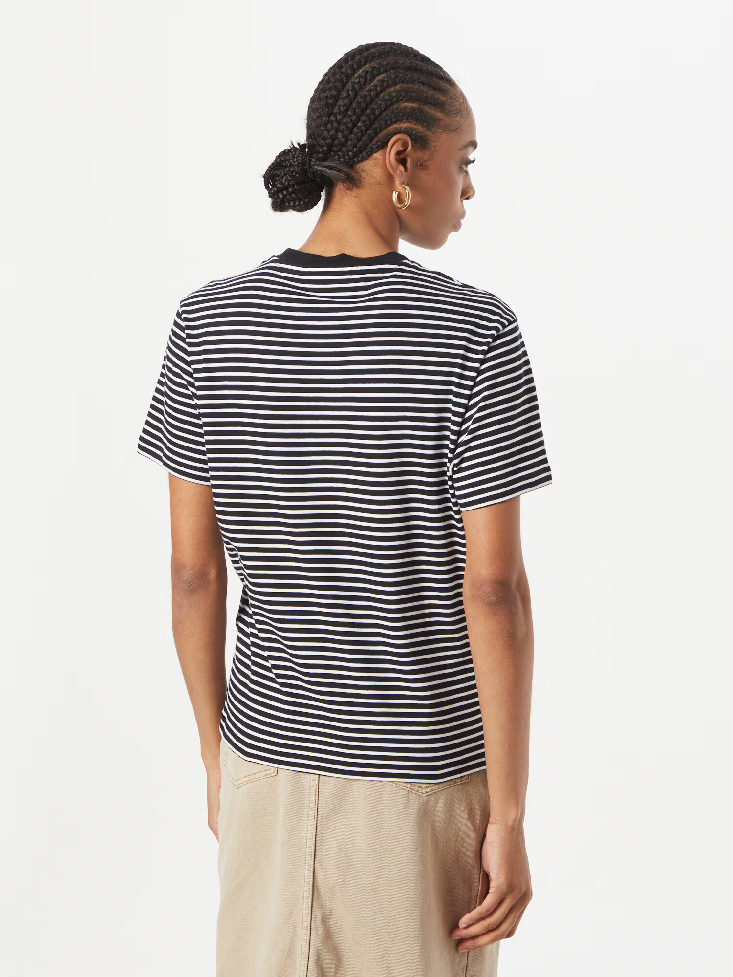 Carhartt WIP Tricou 'Coleen' negru / alb - Pled.ro