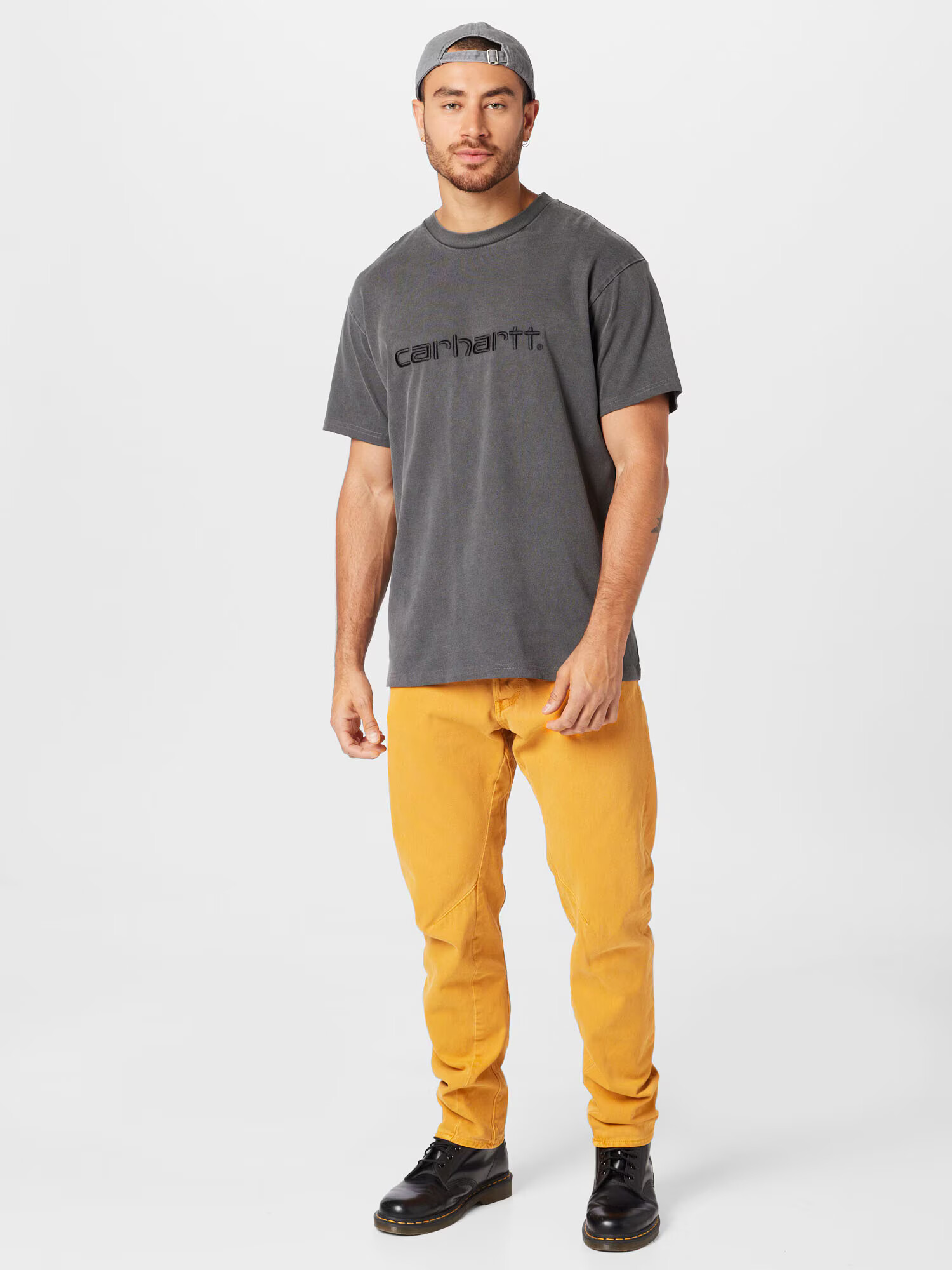 Carhartt WIP Tricou 'Duster' gri metalic / gri închis - Pled.ro