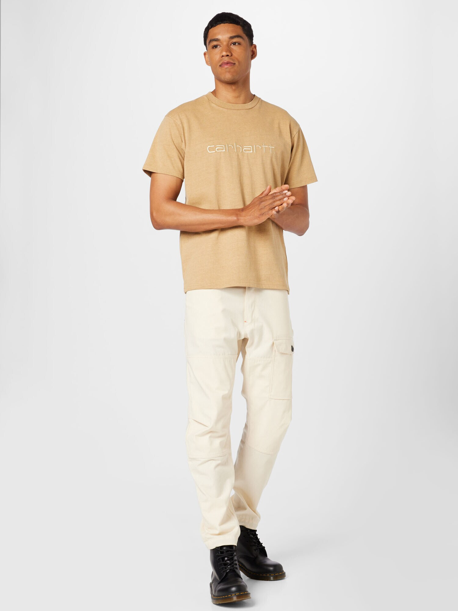 Carhartt WIP Tricou 'Duster' maro deschis - Pled.ro