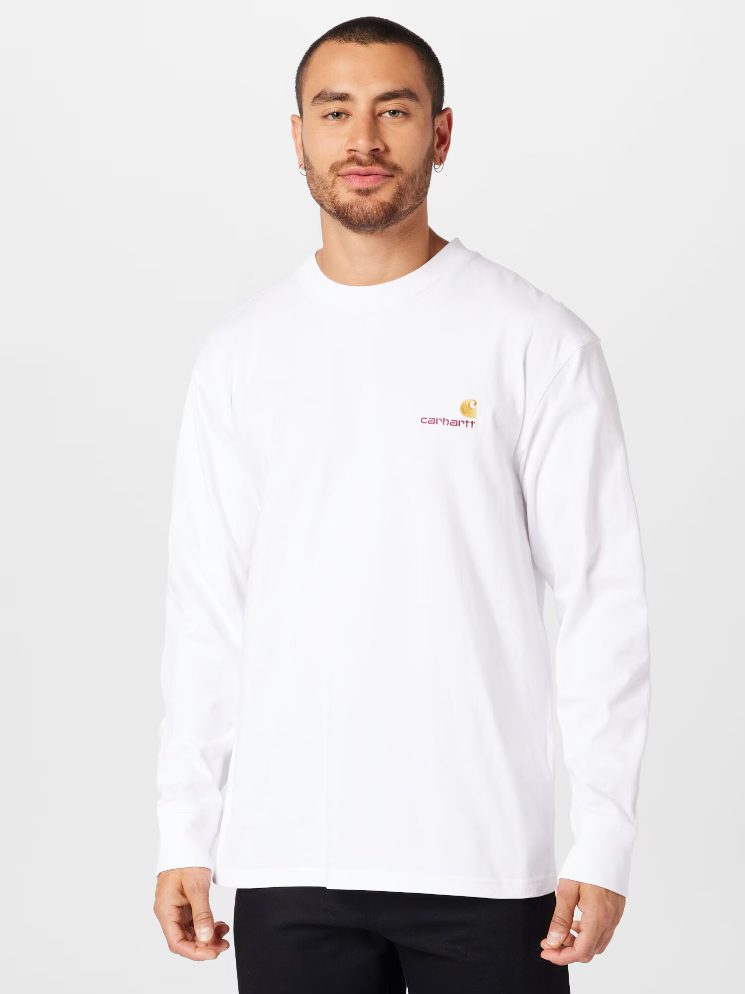 Carhartt WIP Tricou galben curry / roșu vin / alb - Pled.ro