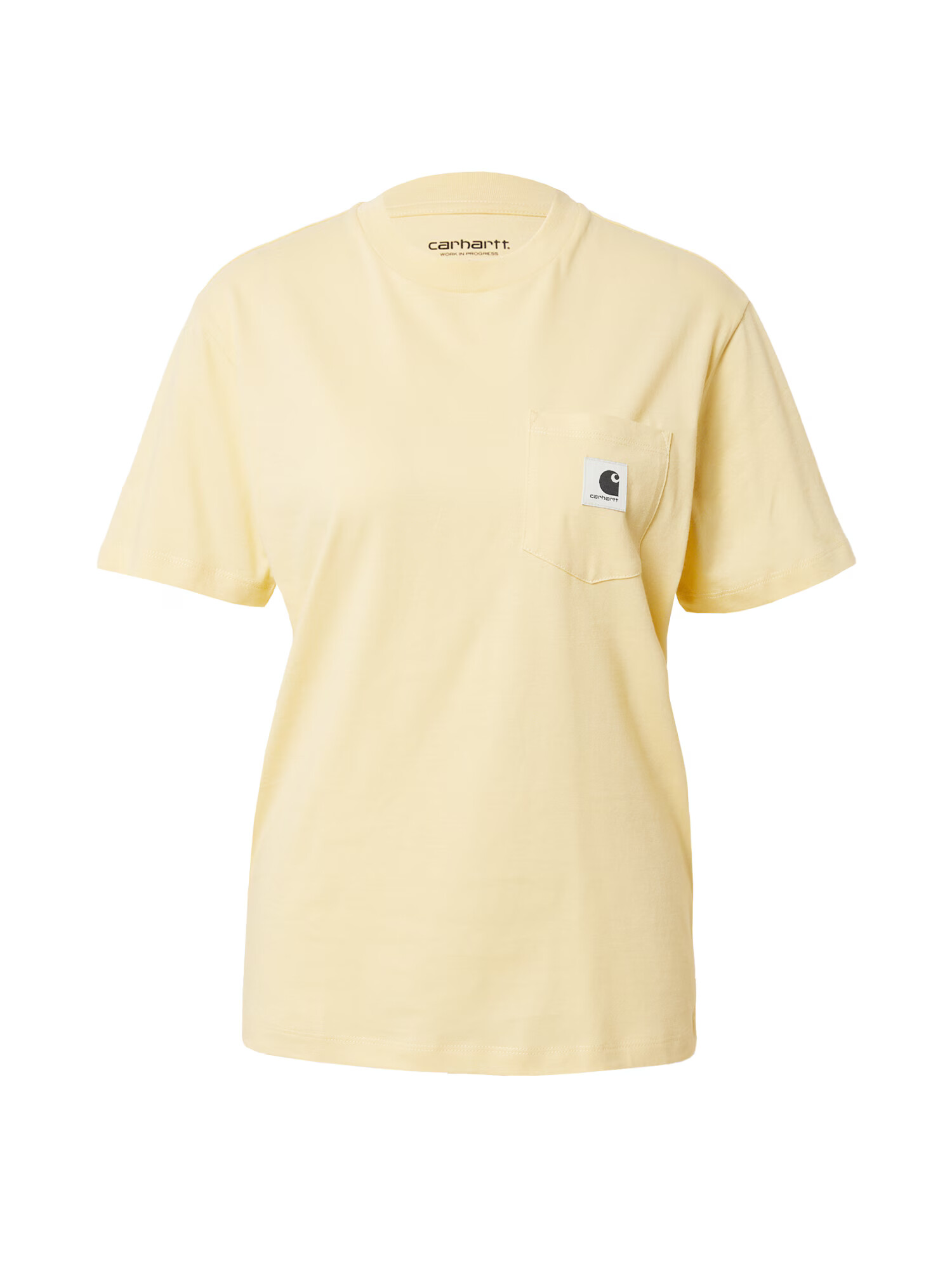 Carhartt WIP Tricou galben pastel - Pled.ro