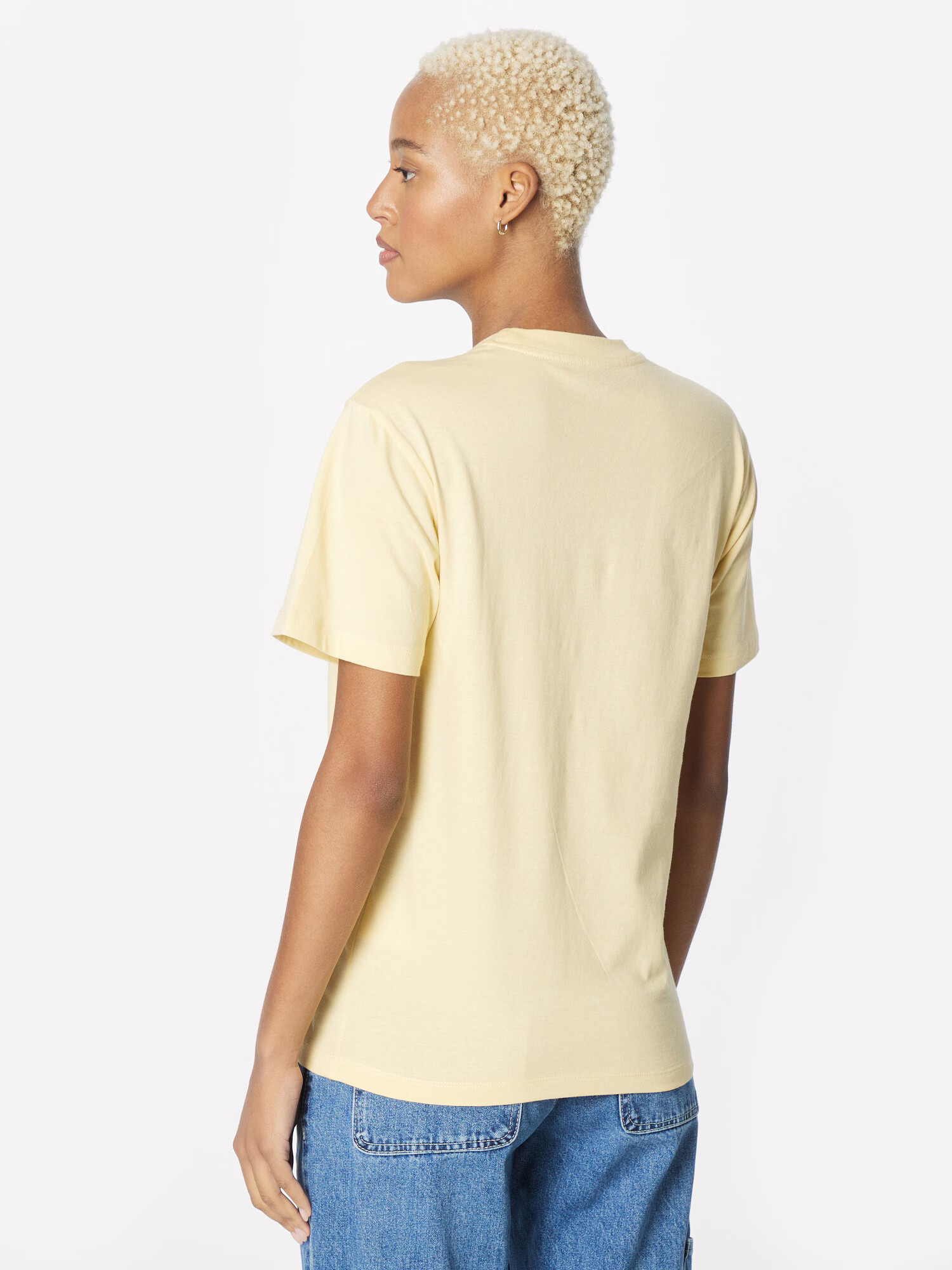 Carhartt WIP Tricou galben pastel - Pled.ro