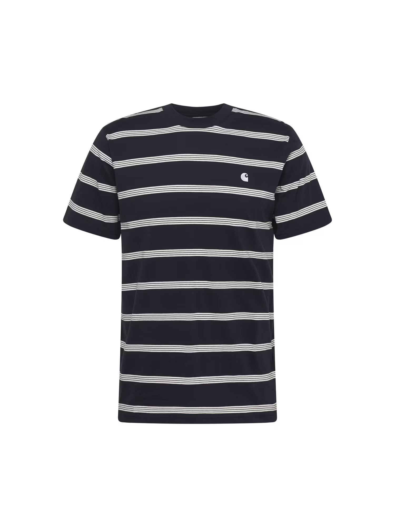 Carhartt WIP Tricou 'Glover' bleumarin / alb murdar - Pled.ro