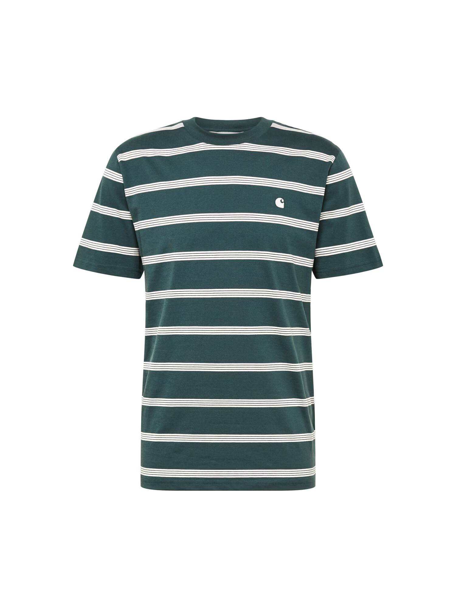 Carhartt WIP Tricou 'Glover' verde închis / alb - Pled.ro