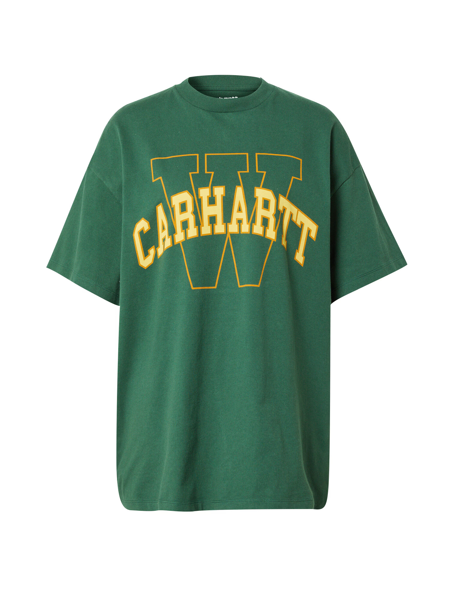 Carhartt WIP Tricou 'Grand' galben miere / galben pastel / verde smarald - Pled.ro