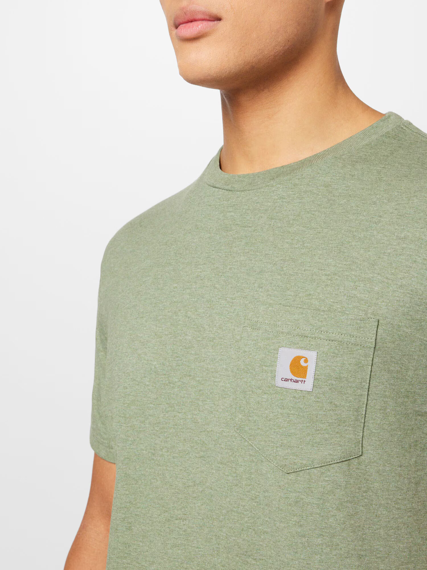 Carhartt WIP Tricou gri / verde amestecat / portocaliu - Pled.ro