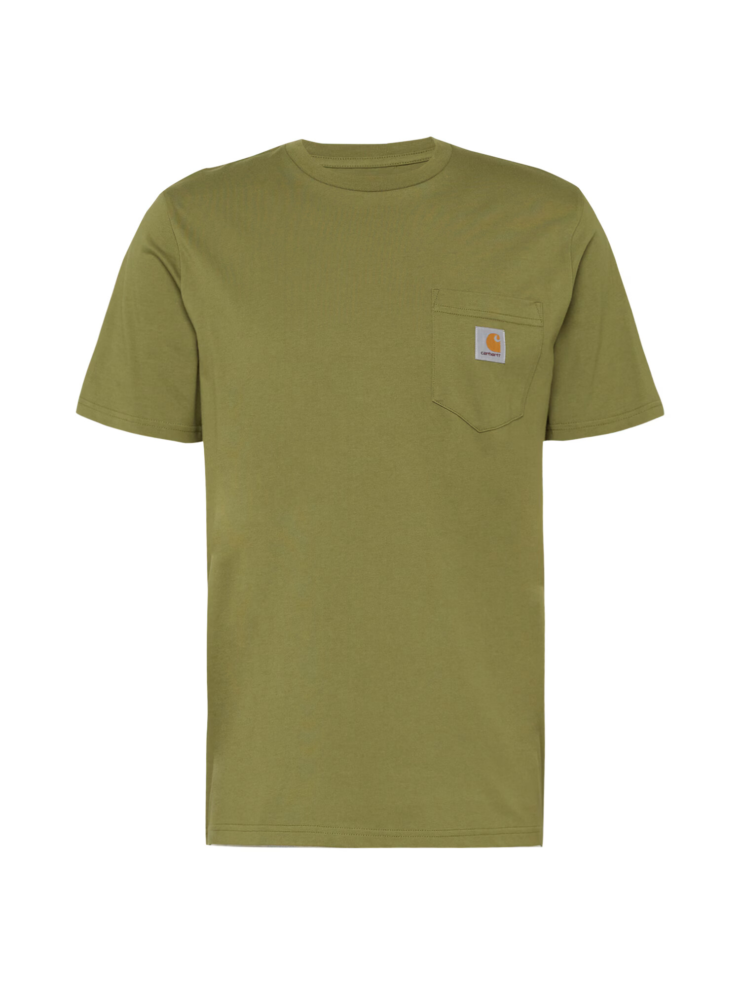 Carhartt WIP Tricou gri / verde kiwi / portocaliu închis / negru - Pled.ro