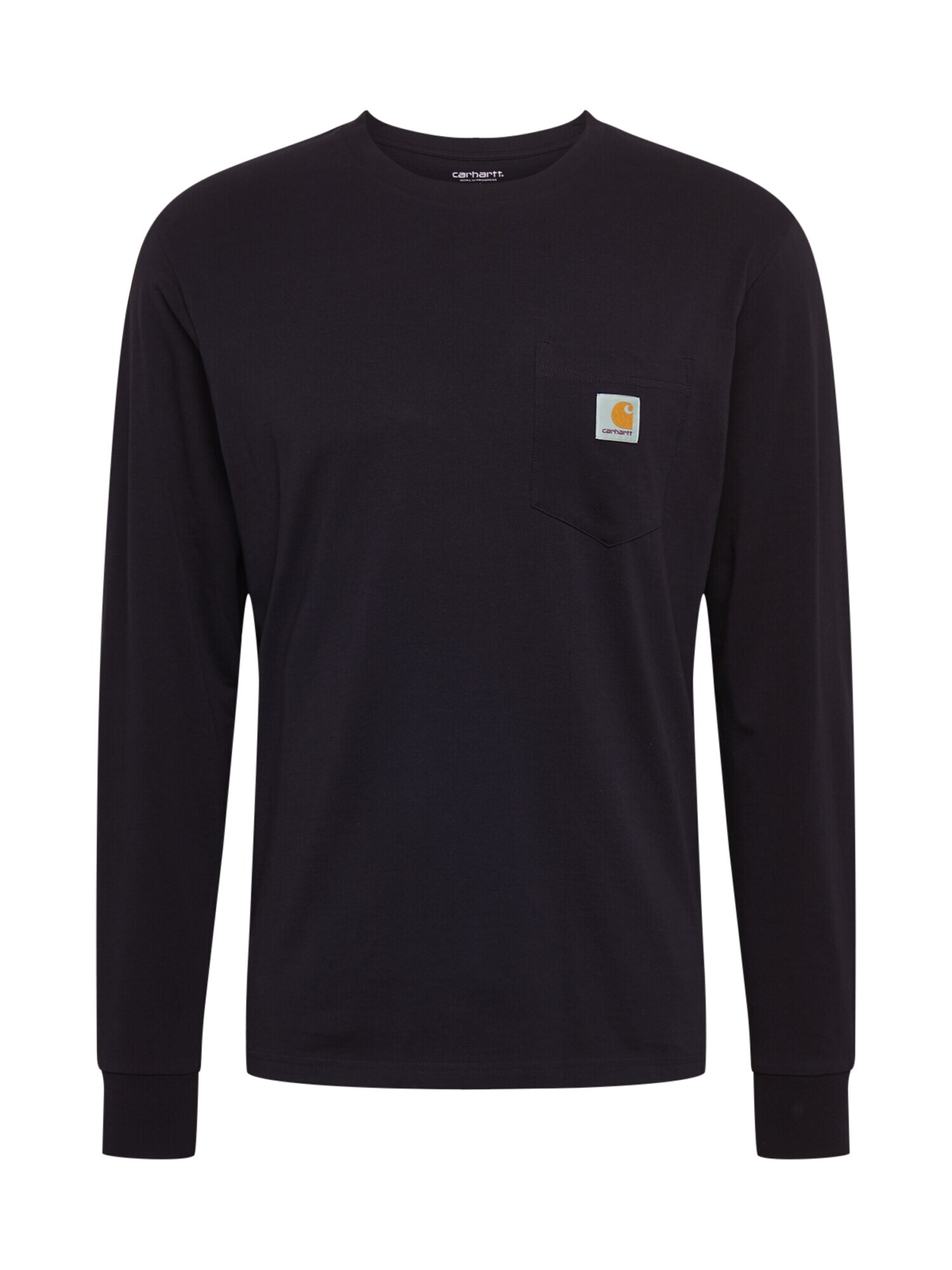 Carhartt WIP Tricou 'L/S Pocket T-Shirt' negru - Pled.ro