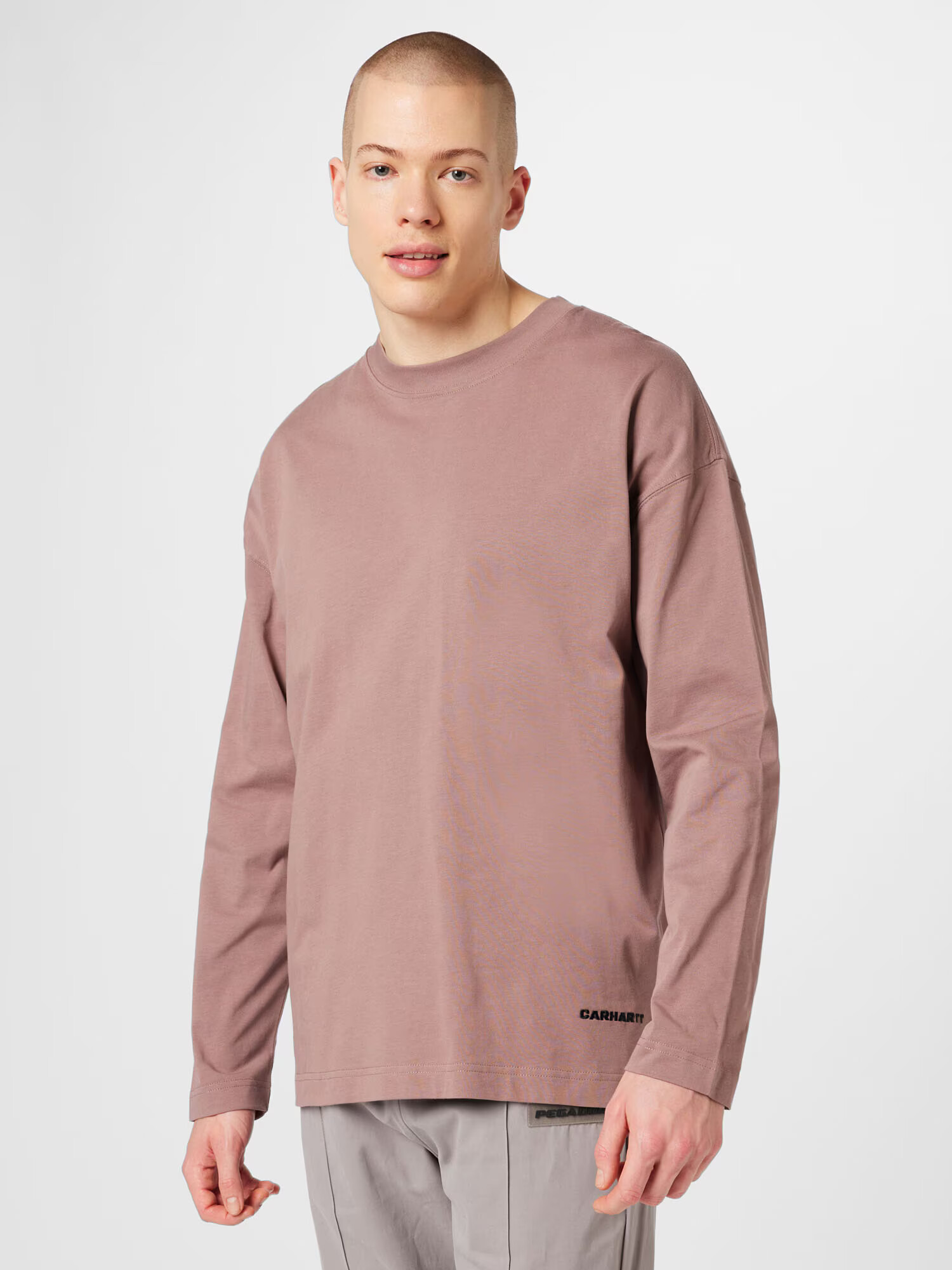 Carhartt WIP Tricou mauve / negru - Pled.ro