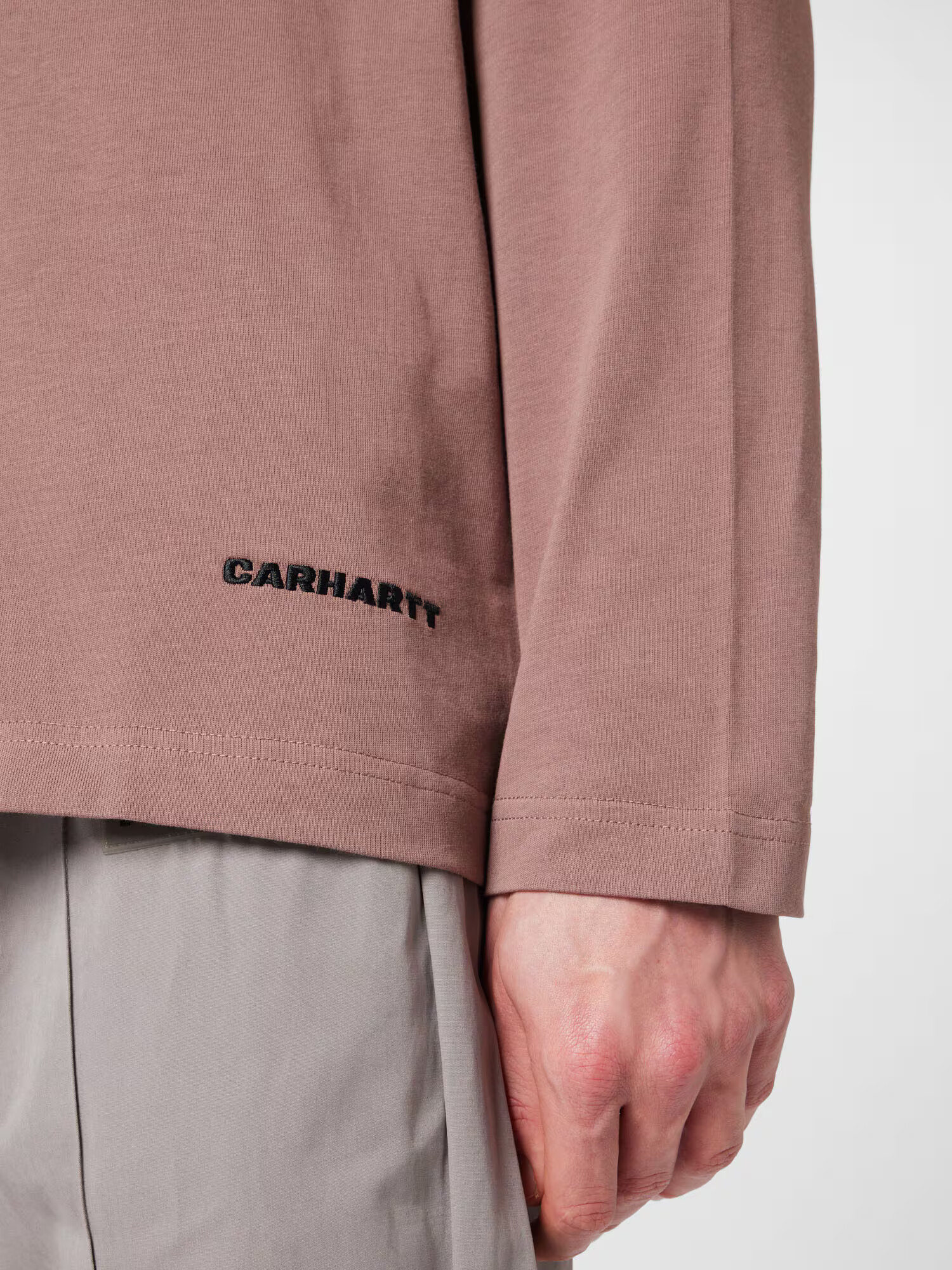 Carhartt WIP Tricou mauve / negru - Pled.ro