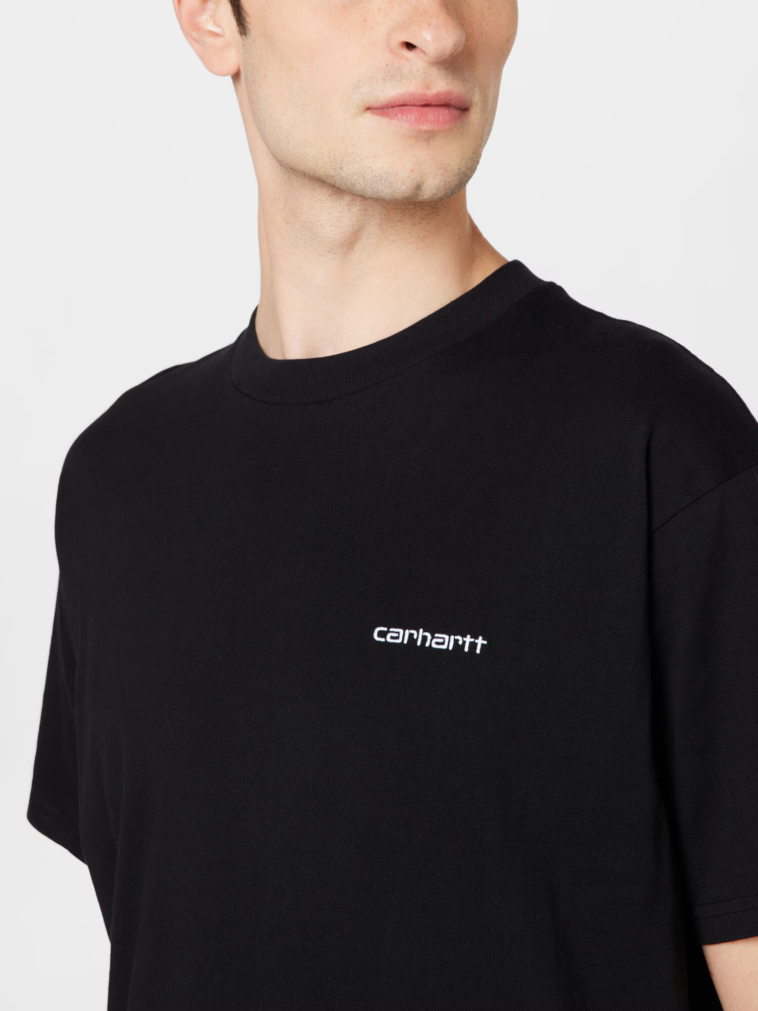 Carhartt WIP Tricou negru / alb - Pled.ro