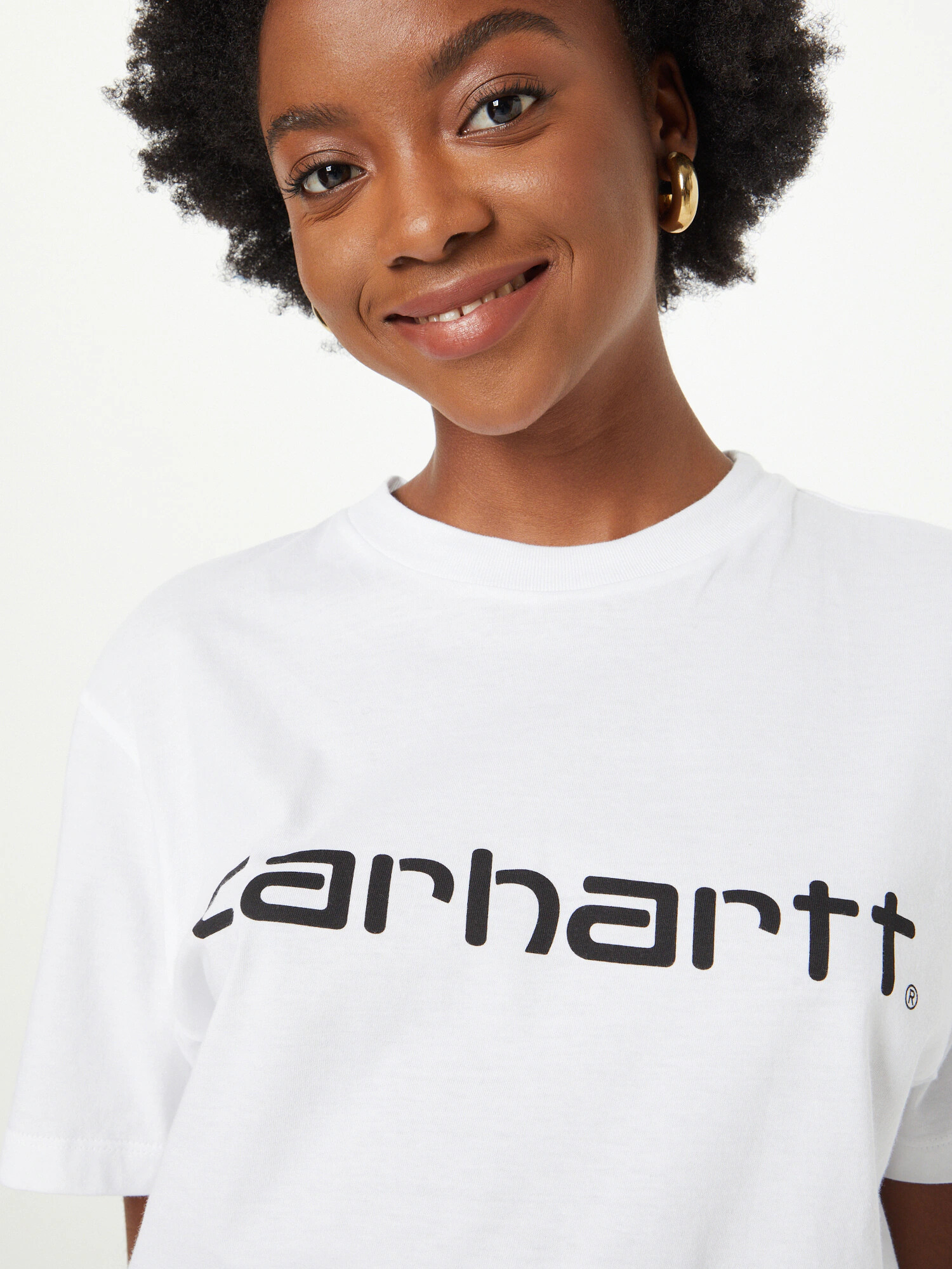 Carhartt WIP Tricou negru / alb - Pled.ro