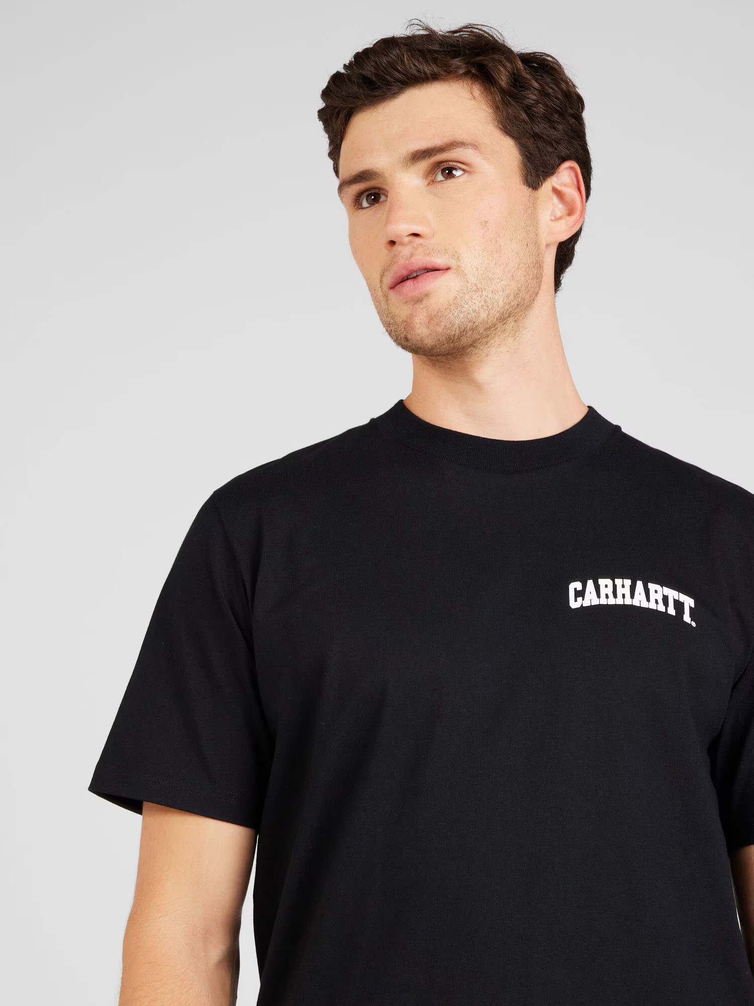 Carhartt WIP Tricou negru / alb - Pled.ro