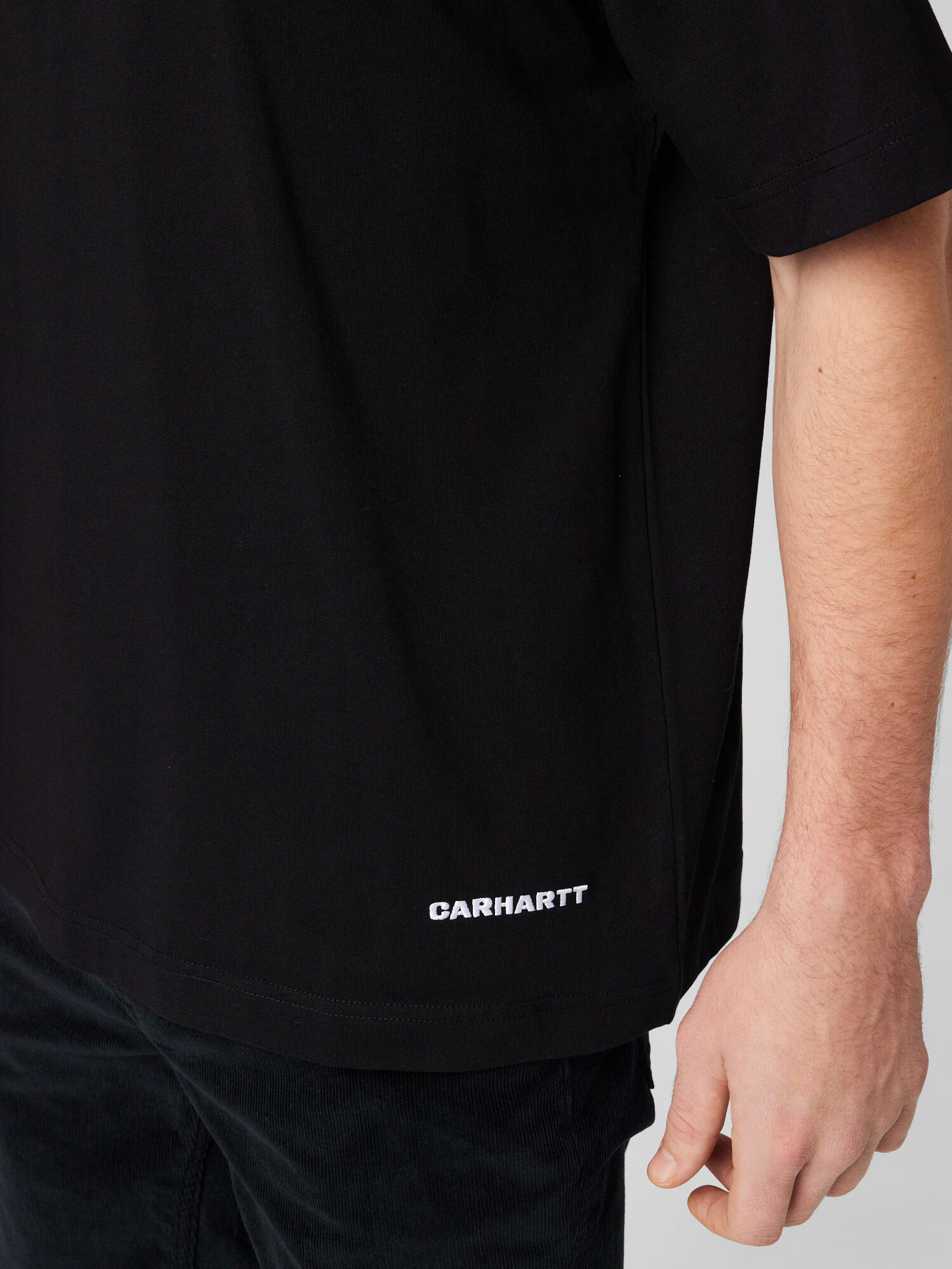 Carhartt WIP Tricou negru / alb - Pled.ro