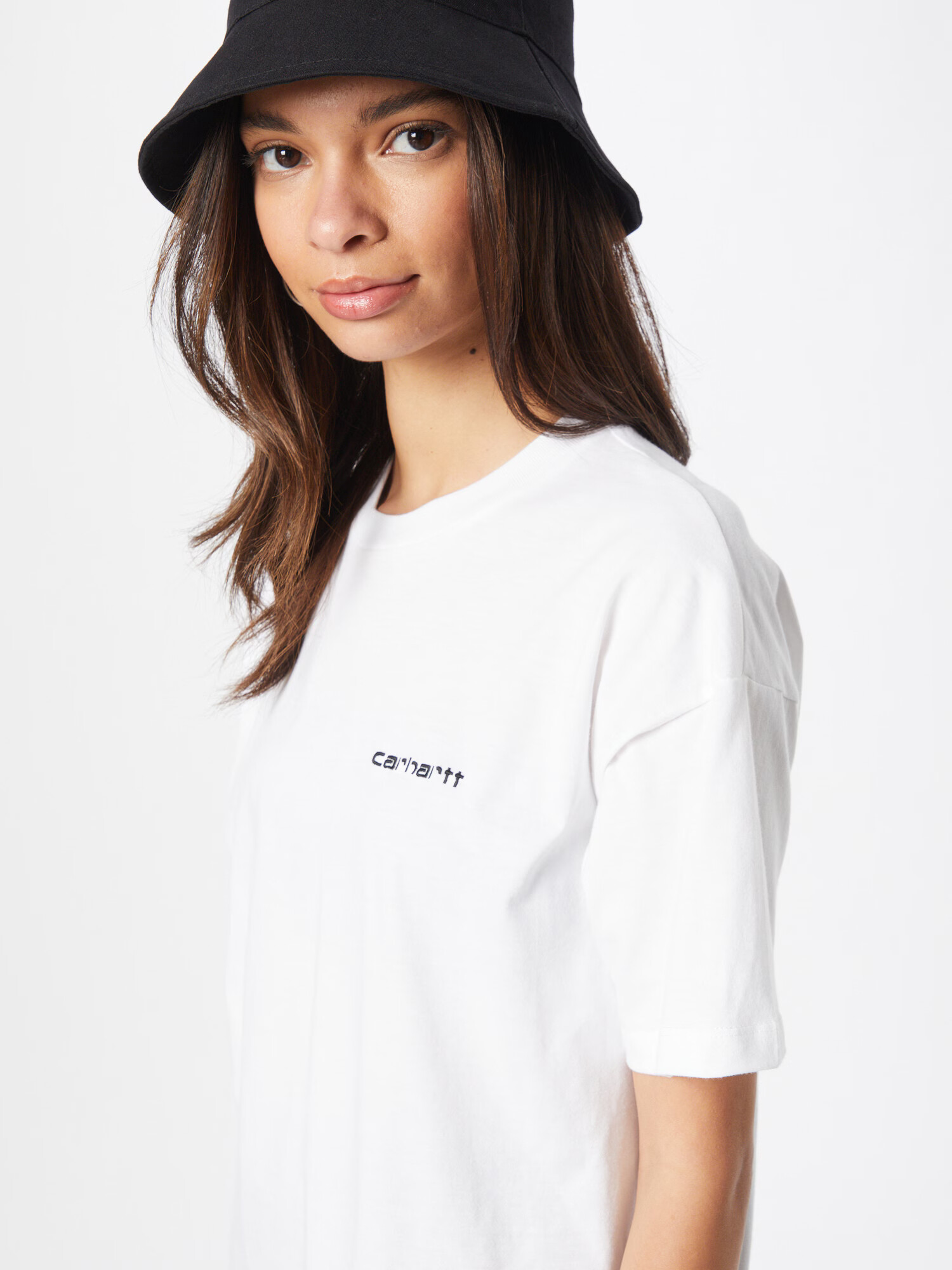 Carhartt WIP Tricou negru / alb - Pled.ro