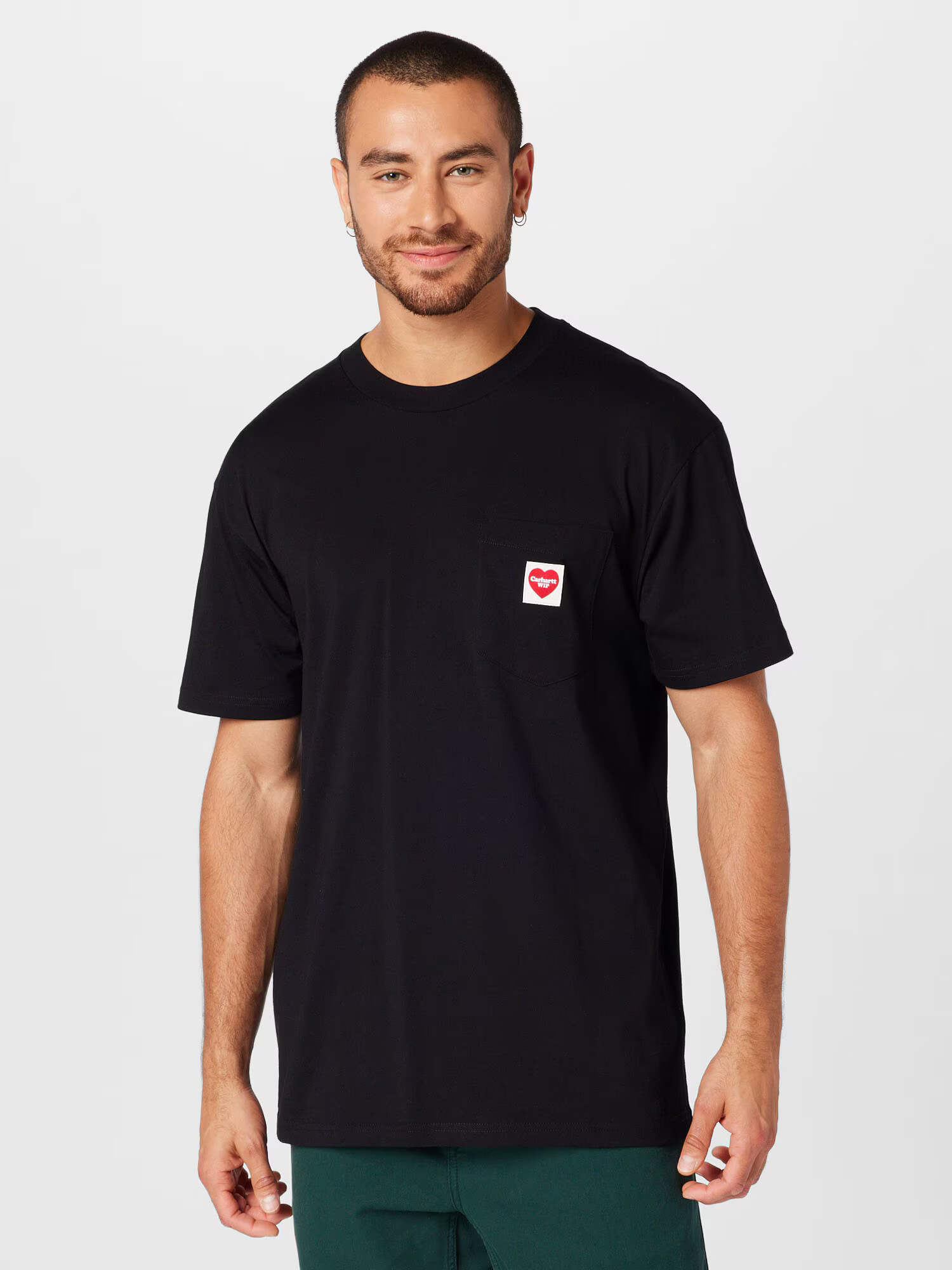 Carhartt WIP Tricou roșu / negru / alb - Pled.ro