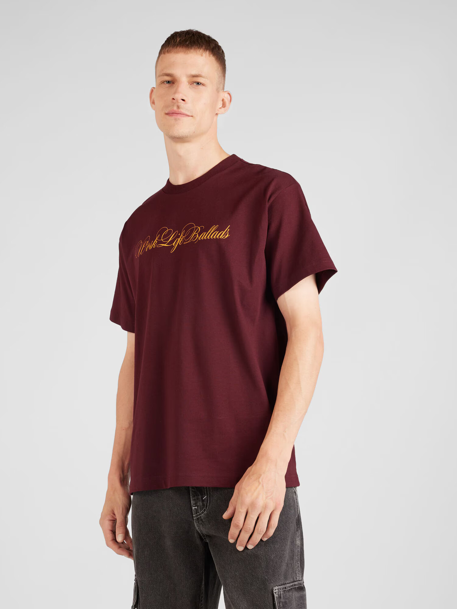 Carhartt WIP Tricou roșu vin - Pled.ro