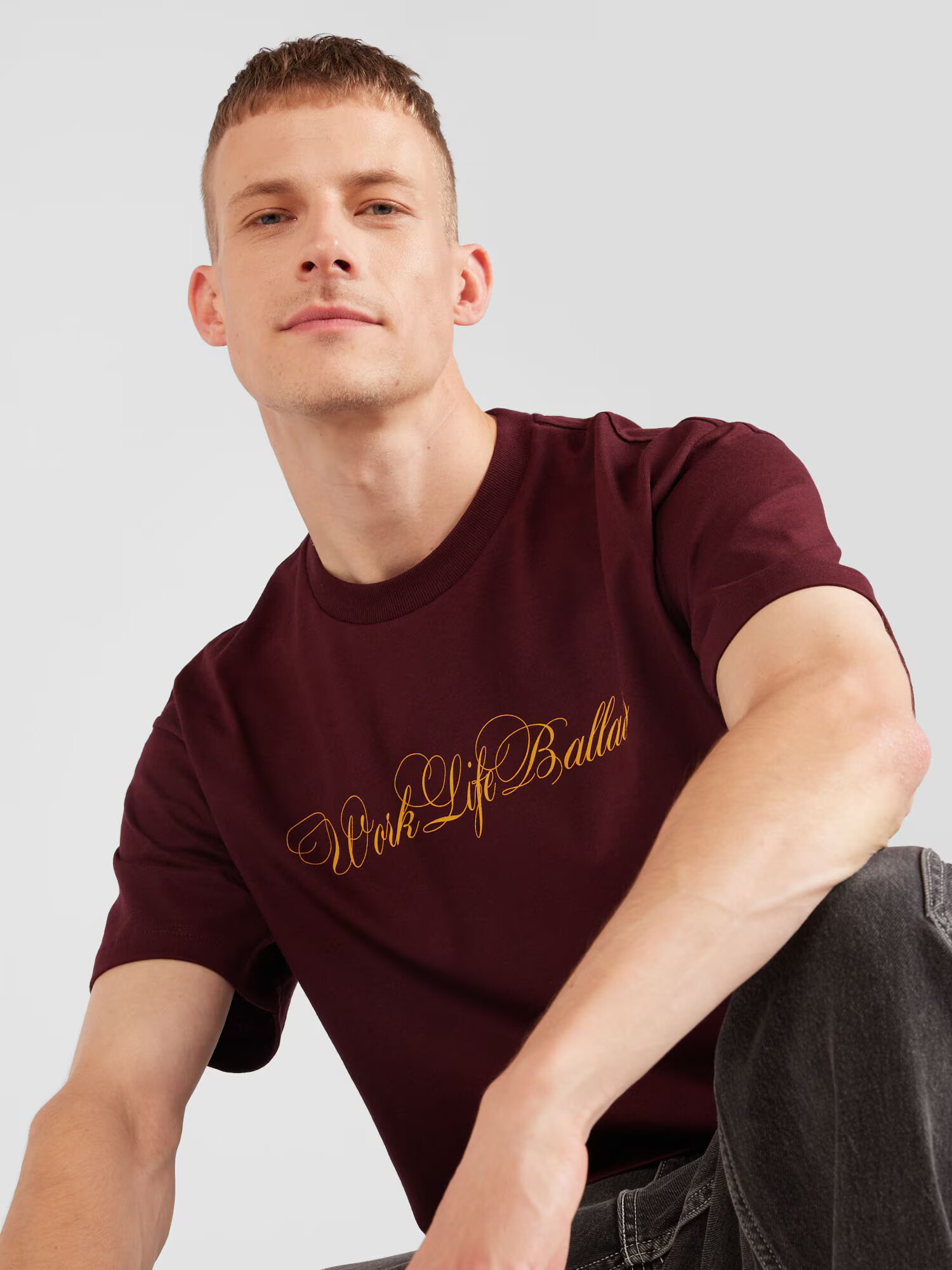 Carhartt WIP Tricou roșu vin - Pled.ro