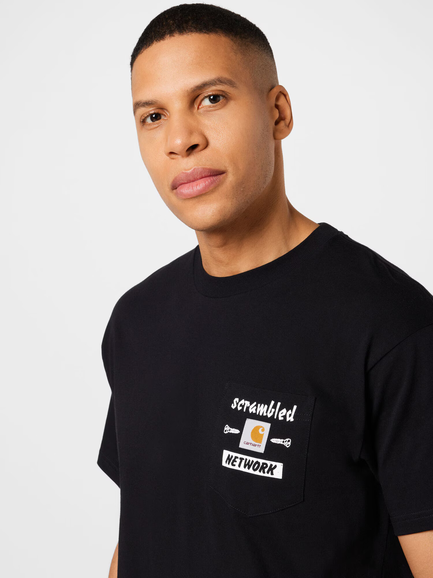 Carhartt WIP Tricou 'Scramble' galben / negru / alb - Pled.ro