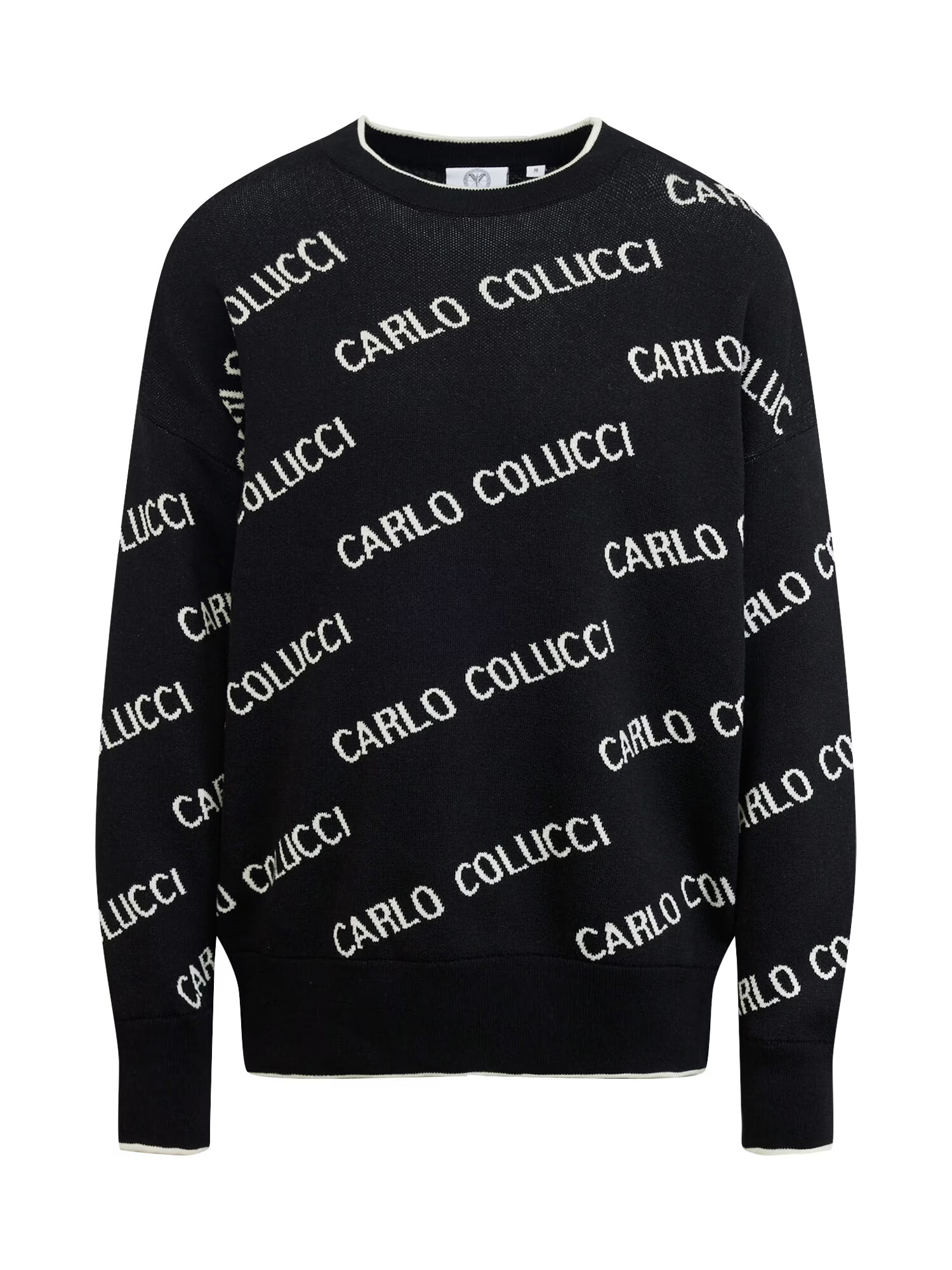 Carlo Colucci Pulover negru / alb - Pled.ro