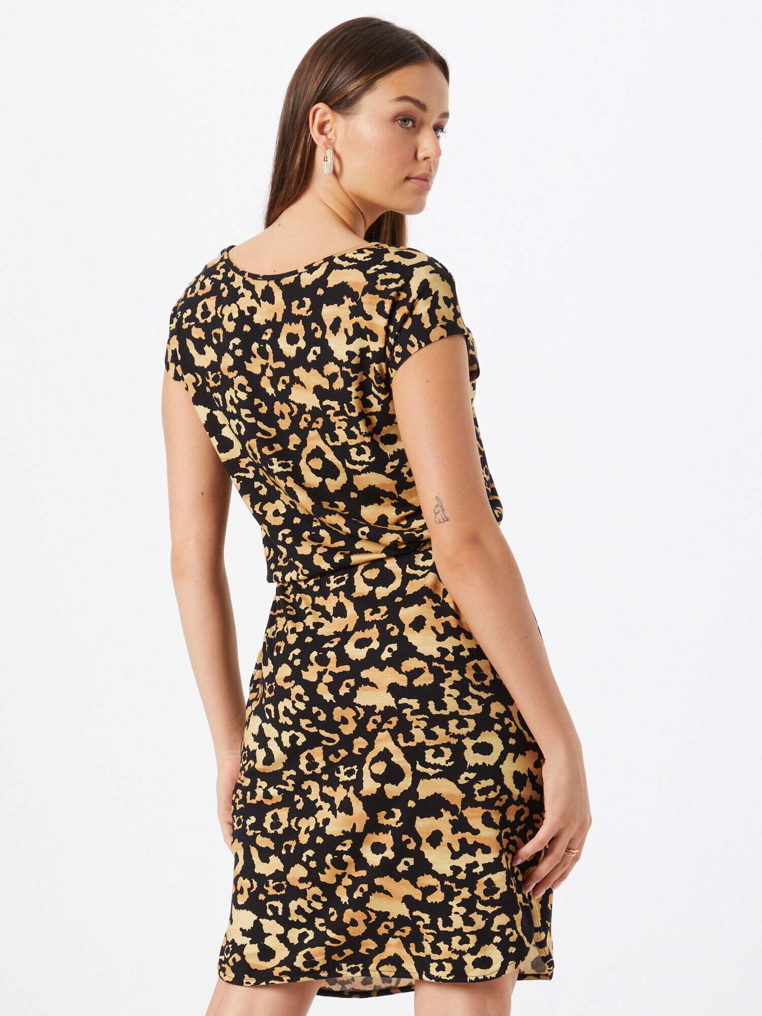 Cartoon Rochie maro caramel / negru - Pled.ro