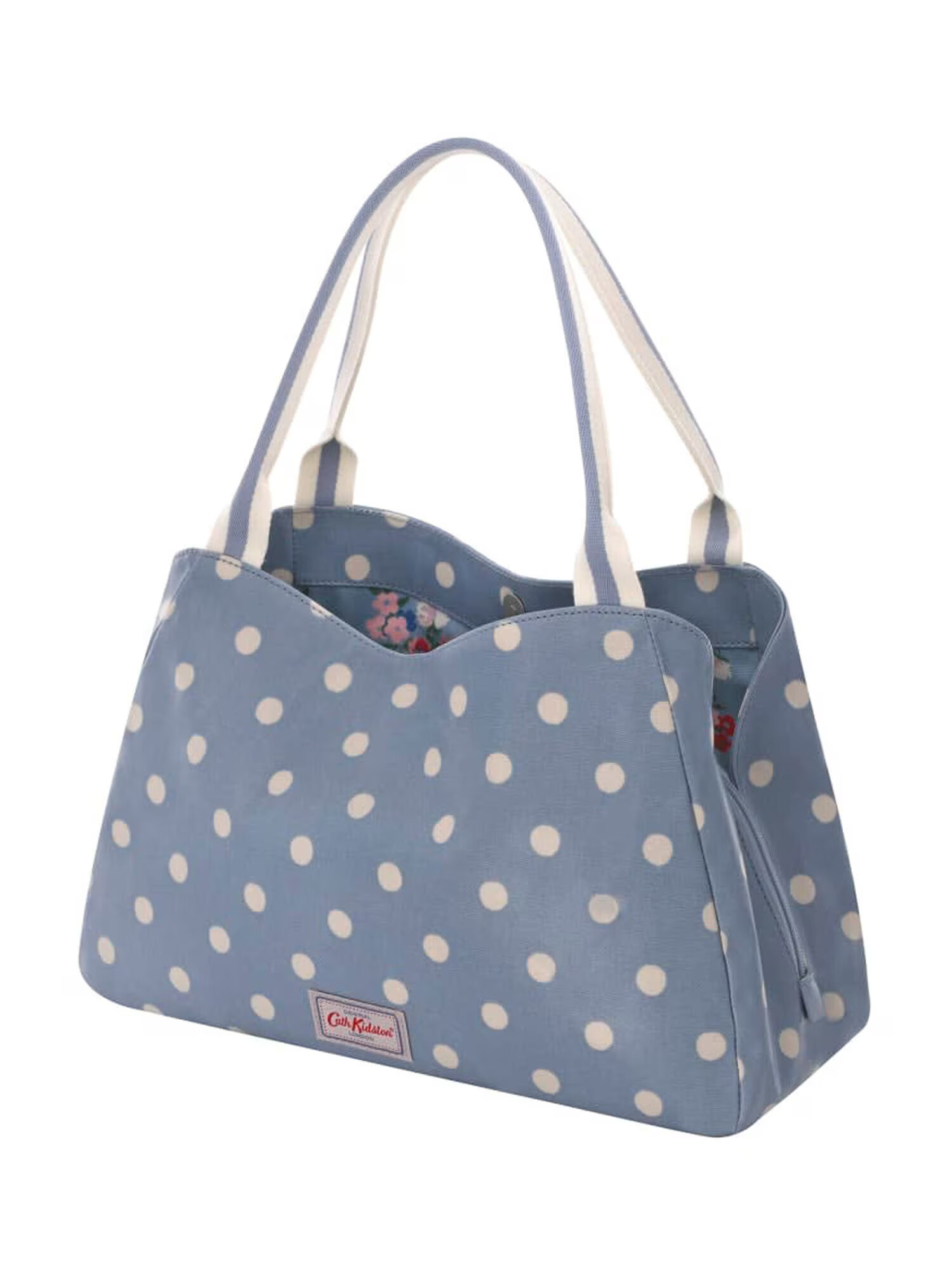 Cath Kidston Geantă de umăr crem / albastru fumuriu - Pled.ro